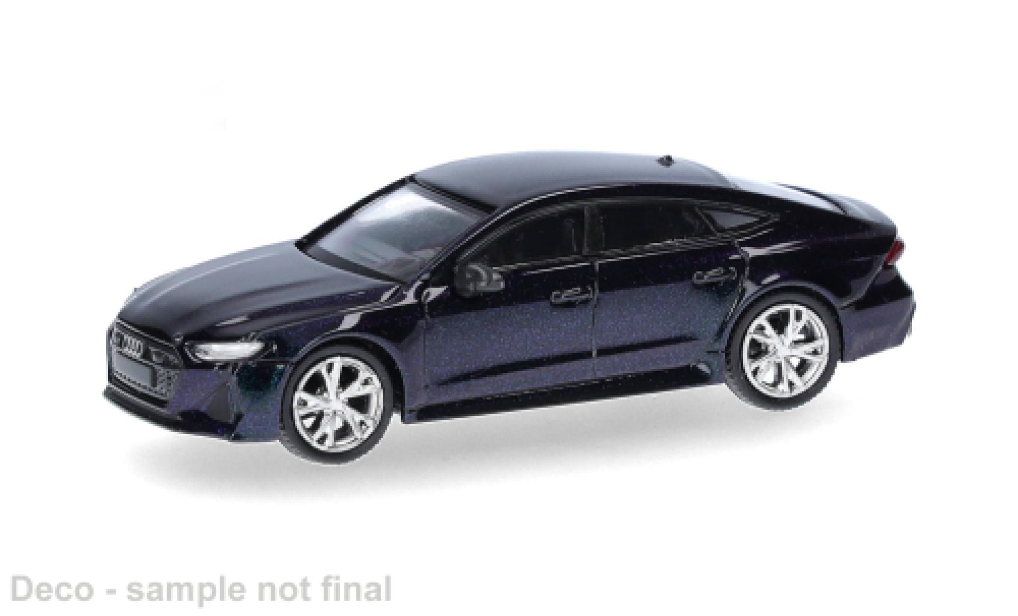 Audi RS7 1/87 Micro City 87 blue 1:87 diecast model cars