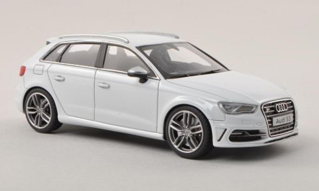 Audi S3 1/43 Minichamps Sportback grey 2013 diecast model cars