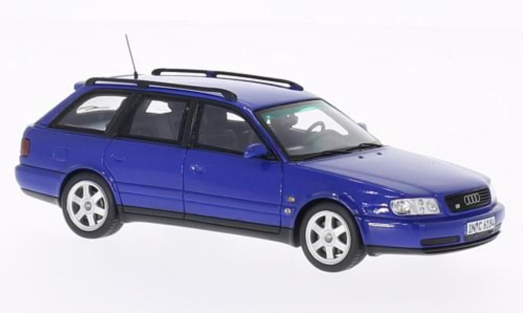 Audi S6 1/43 Spark plus Avant blue diecast model cars