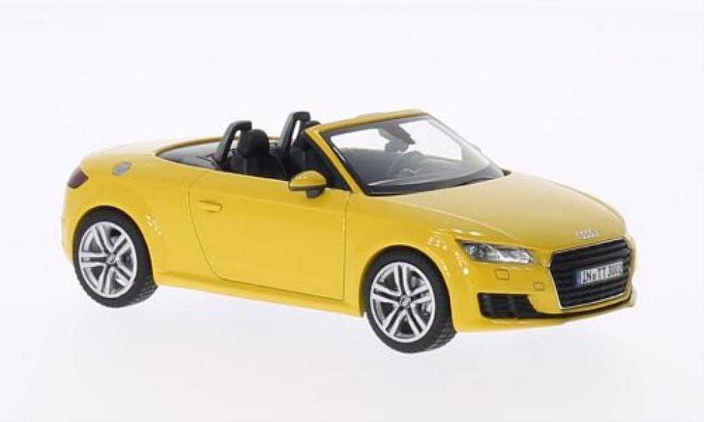 Audi TT 1/43 Kyosho (8S) Roadster yellow 2014 diecast model cars