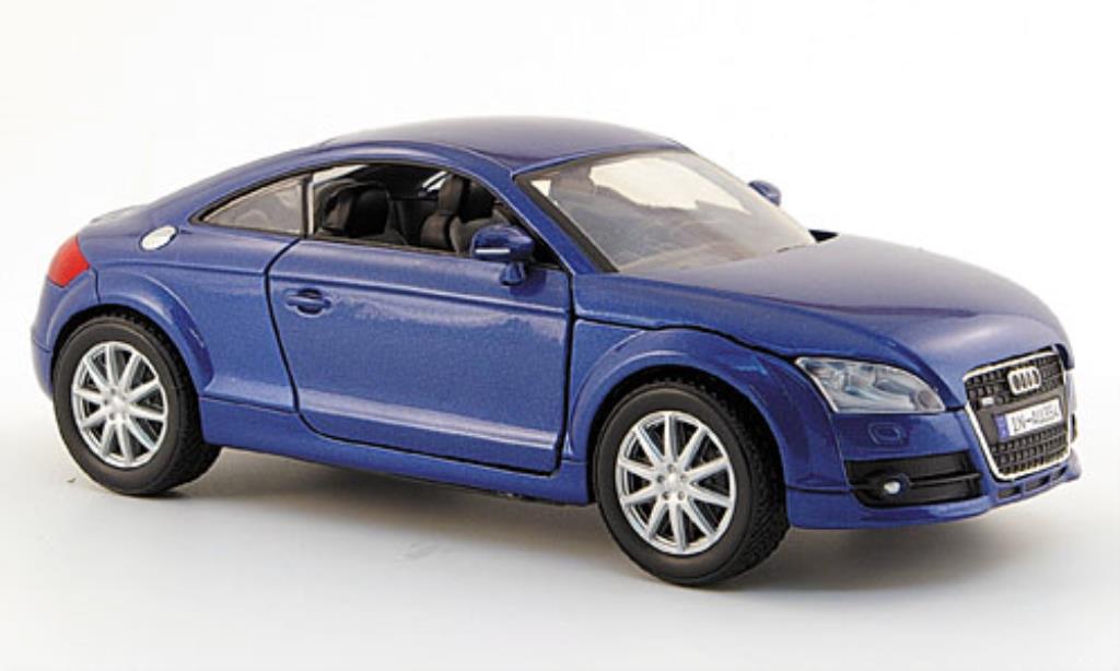 Audi TT 1/24 Motormax Coupe blue 2006 diecast model cars