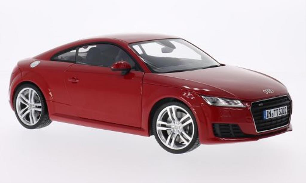 Audi TT 1/18 Minichamps Coupe red 2014 diecast model cars