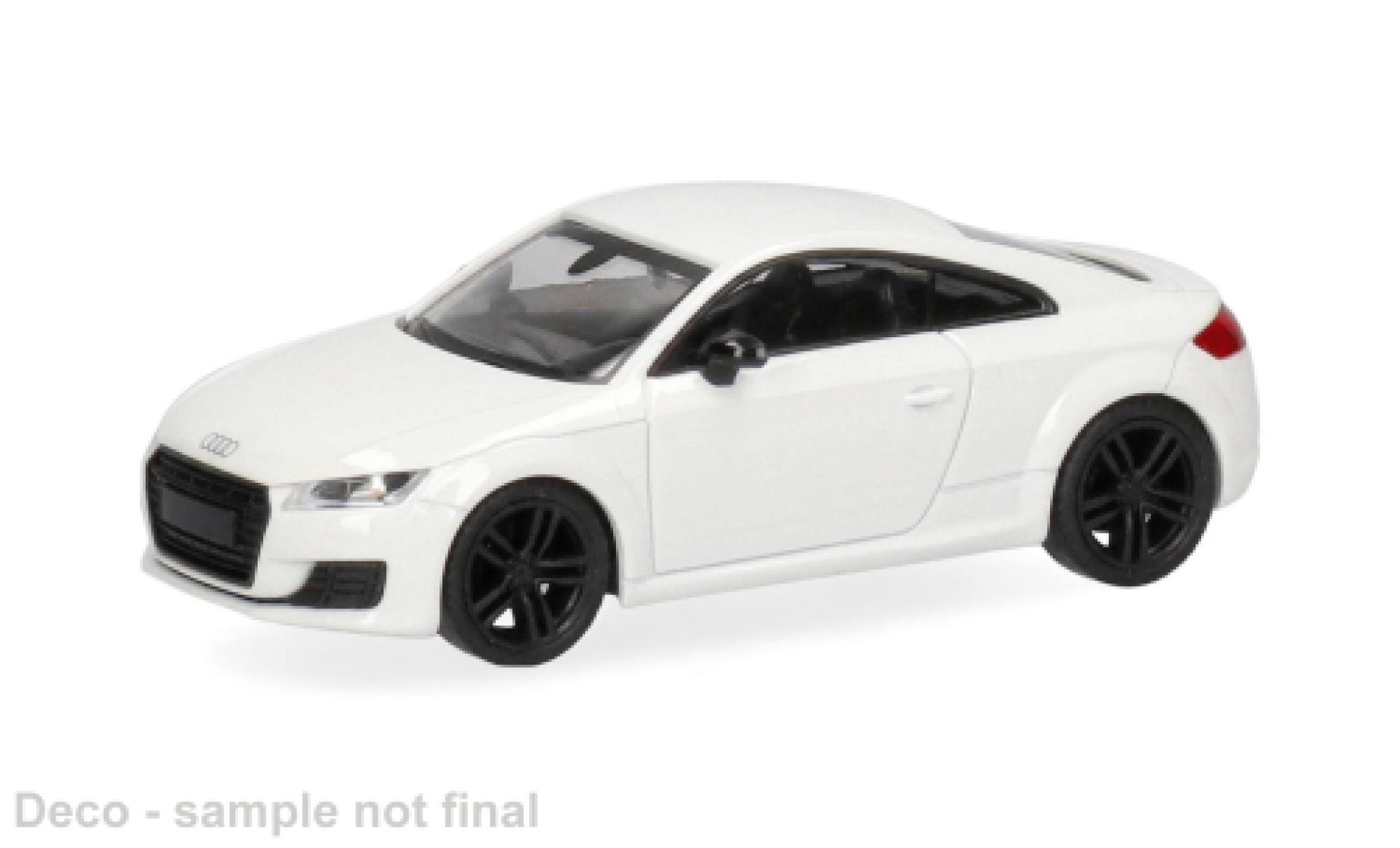 Audi TT 1/87 Herpa Coupe white 1:87 diecast model cars