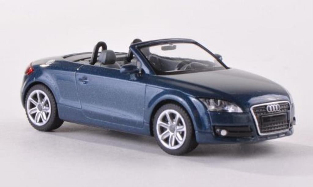 Audi TT Roadster 1/87 Wiking Roadster (8J) blue 2007 diecast model cars