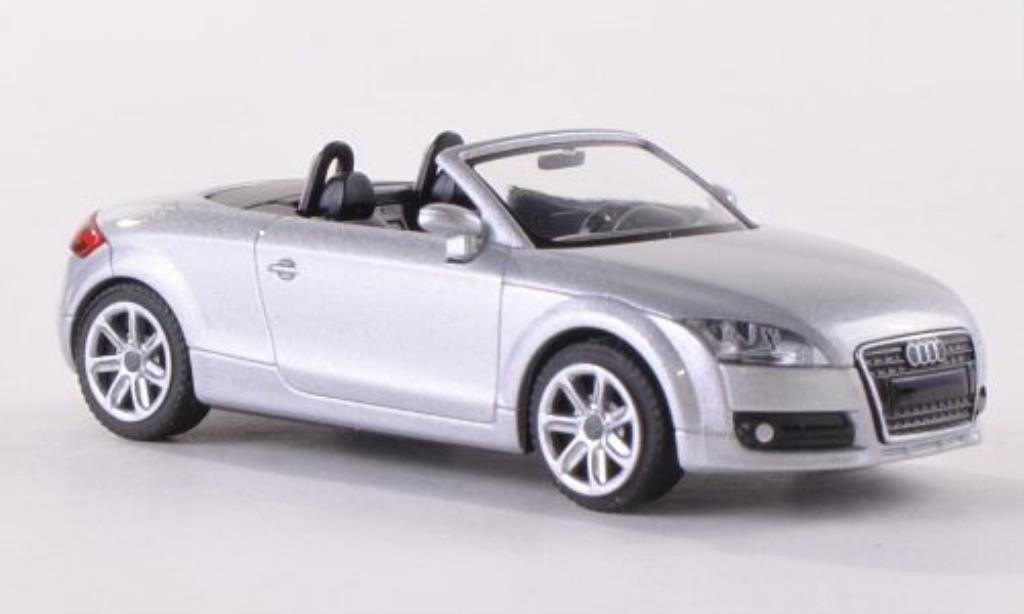 Audi TT Roadster 1/87 Wiking Roadster (8J) grey 2007 diecast model cars