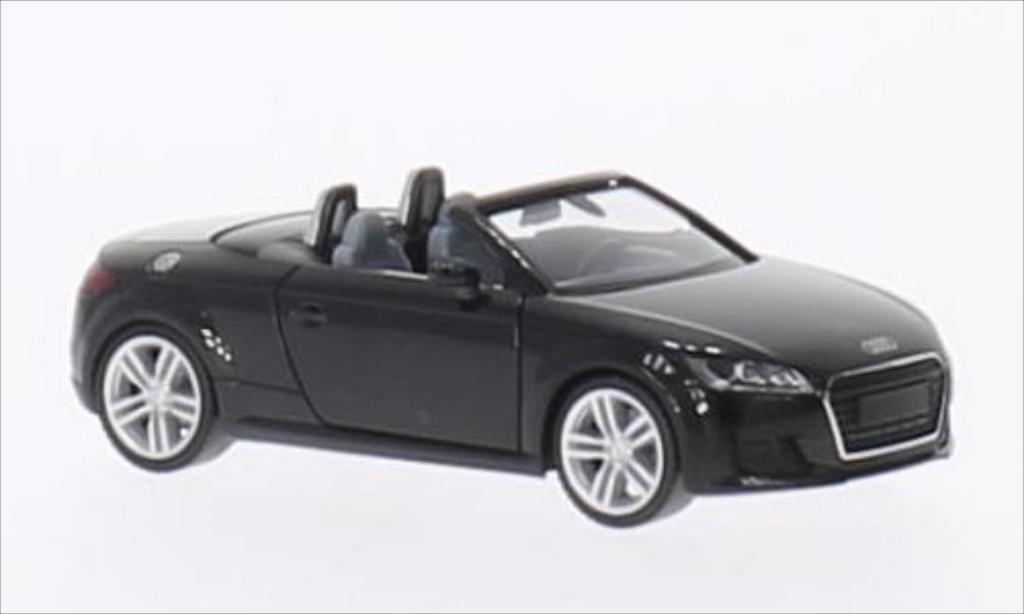 Audi TT Roadster 1/87 Herpa Roadster black 2014 diecast model cars