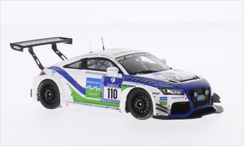 Audi TT RS 1/43 Spark RS No.110 Besaplast Racing Team 24h Nurburgring 2014 /K.Thiim diecast model cars