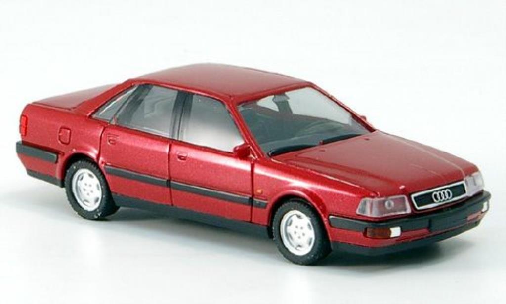 Audi V8 1/87 Herpa red diecast model cars