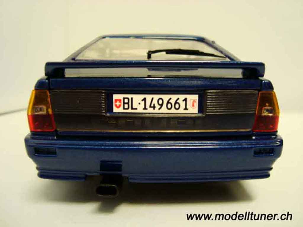 Audi Quattro coupe blue jantes bbs bords larges 1/18 Sun Star