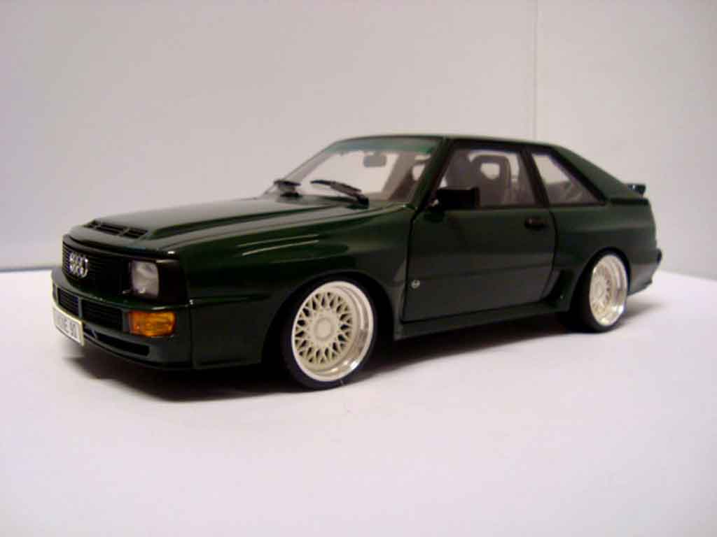 Audi Sport Quattro coupe swb 1984 green 1/18 Autoart