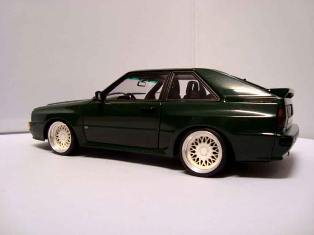 Audi Sport Quattro coupe swb 1984 green 1/18 Autoart