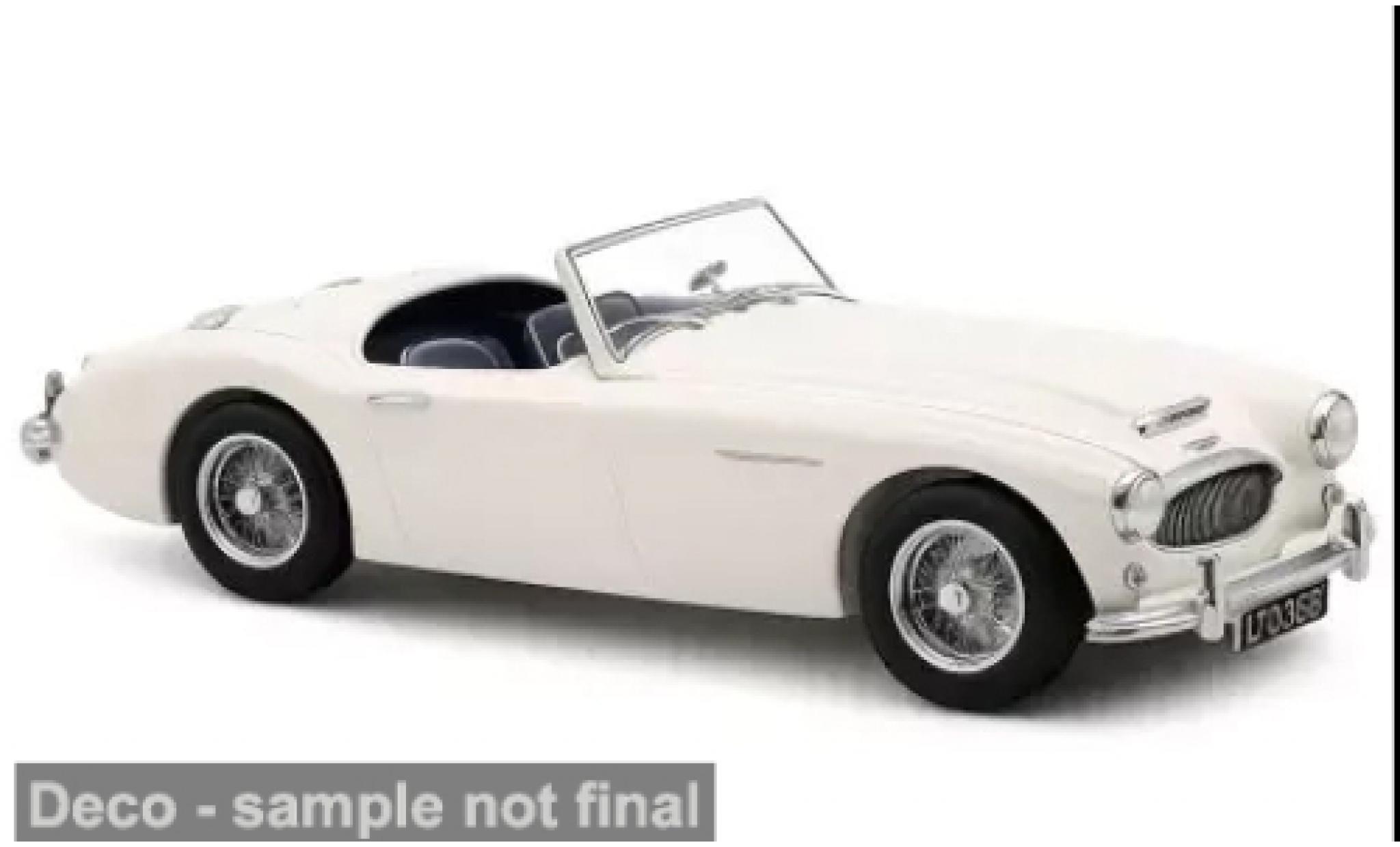 Austin Healey 3000 1/18 Norev MK.II white 1961 1:18 diecast model cars