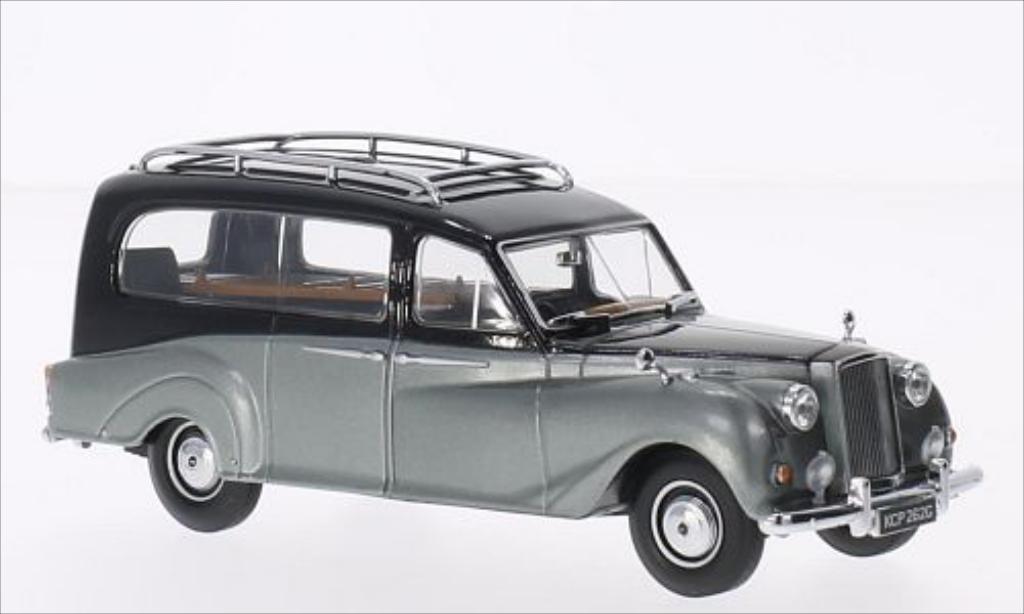 Austin Princess 1/43 Oxford Hearse black/metallic grey RHD diecast model cars