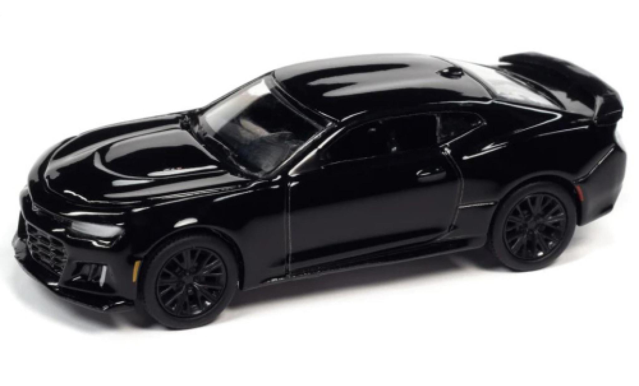 Chevrolet Camaro 1/64 Auto World ZL1 black 2019 diecast model cars