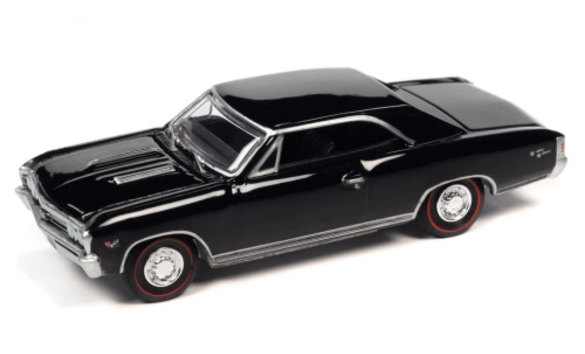 Chevrolet Chevelle 1/64 Auto World SS 396 black 1967 diecast model cars