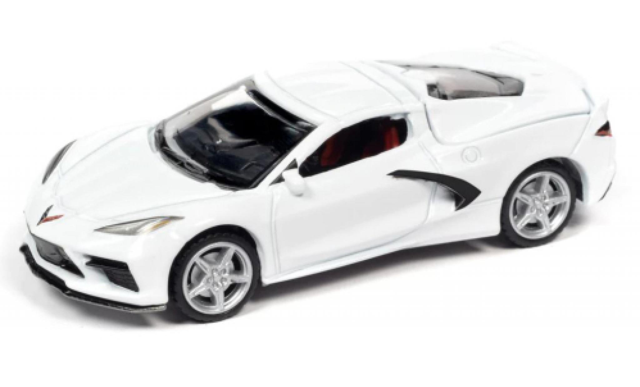 Chevrolet Corvette 1/64 Auto World (C8) Stingray white 2020 diecast model cars