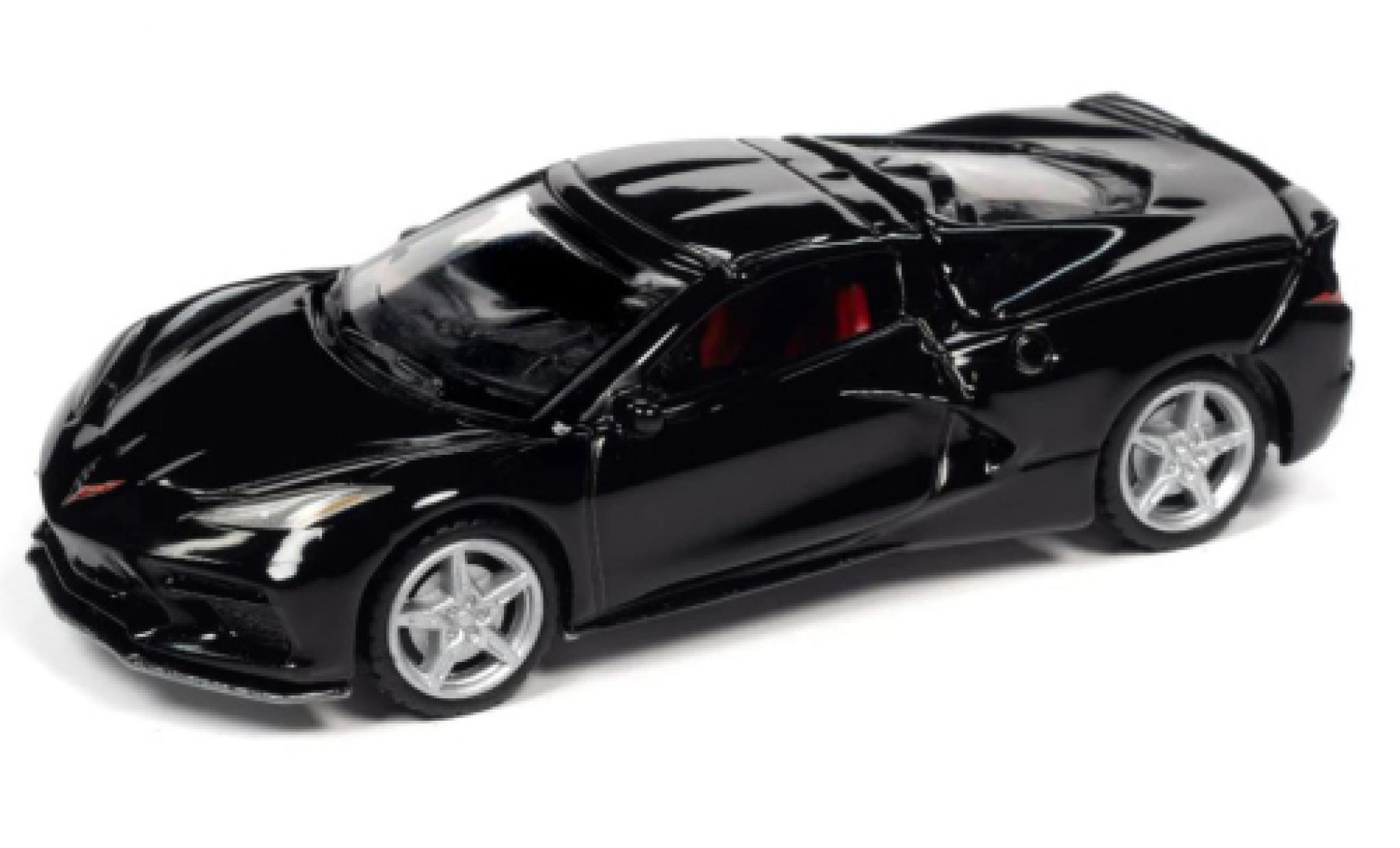 Chevrolet Corvette 1/64 Auto World (C8) Stingray black 2020 diecast model cars