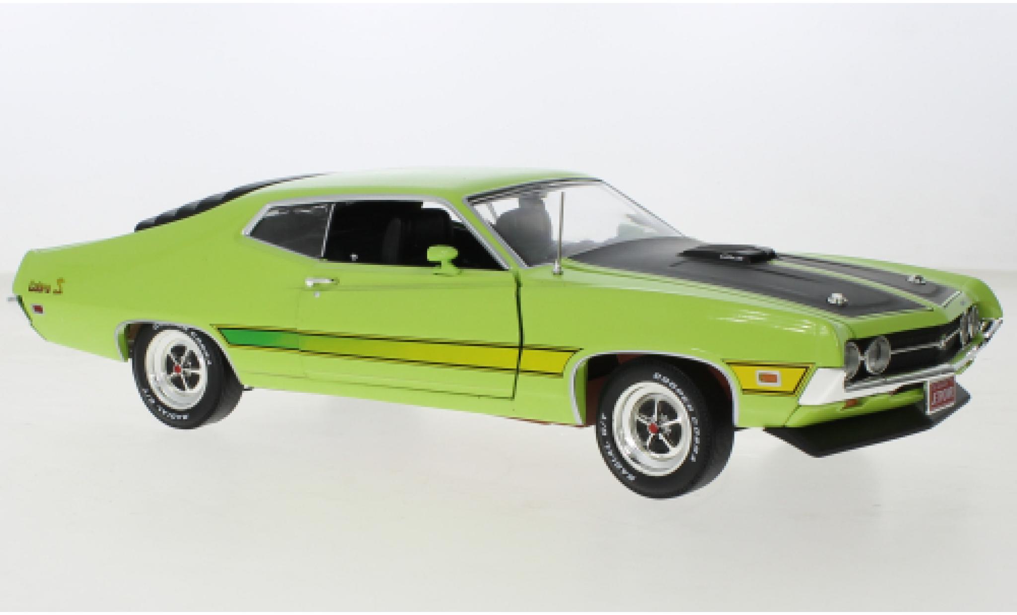 Ford Torino 1/18 Auto World Cobra green/black 1971 diecast model cars