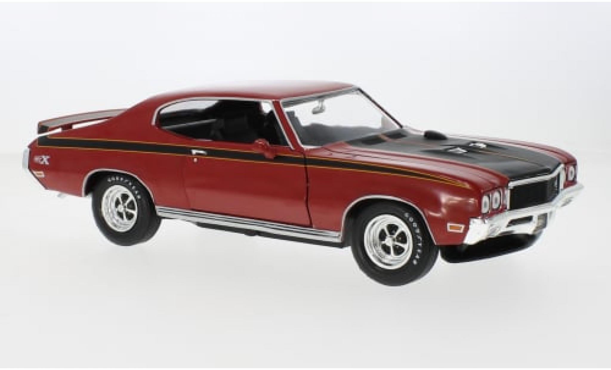 Buick GS 1/18 Auto World X red/black 1972 1:18 diecast model cars