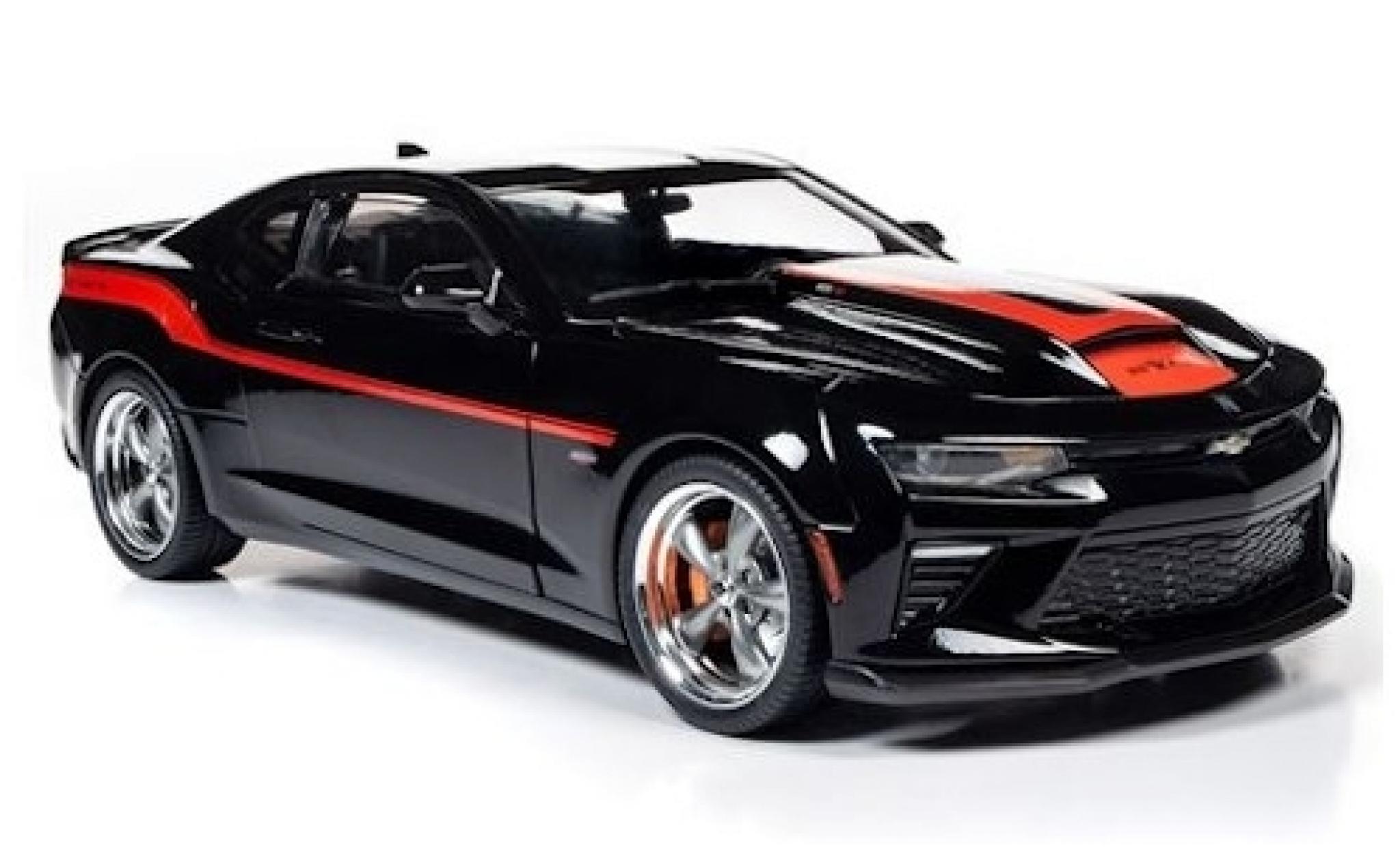 Chevrolet Camaro 1/18 Auto World Yenko Stage 1 black/red 2018 diecast model cars