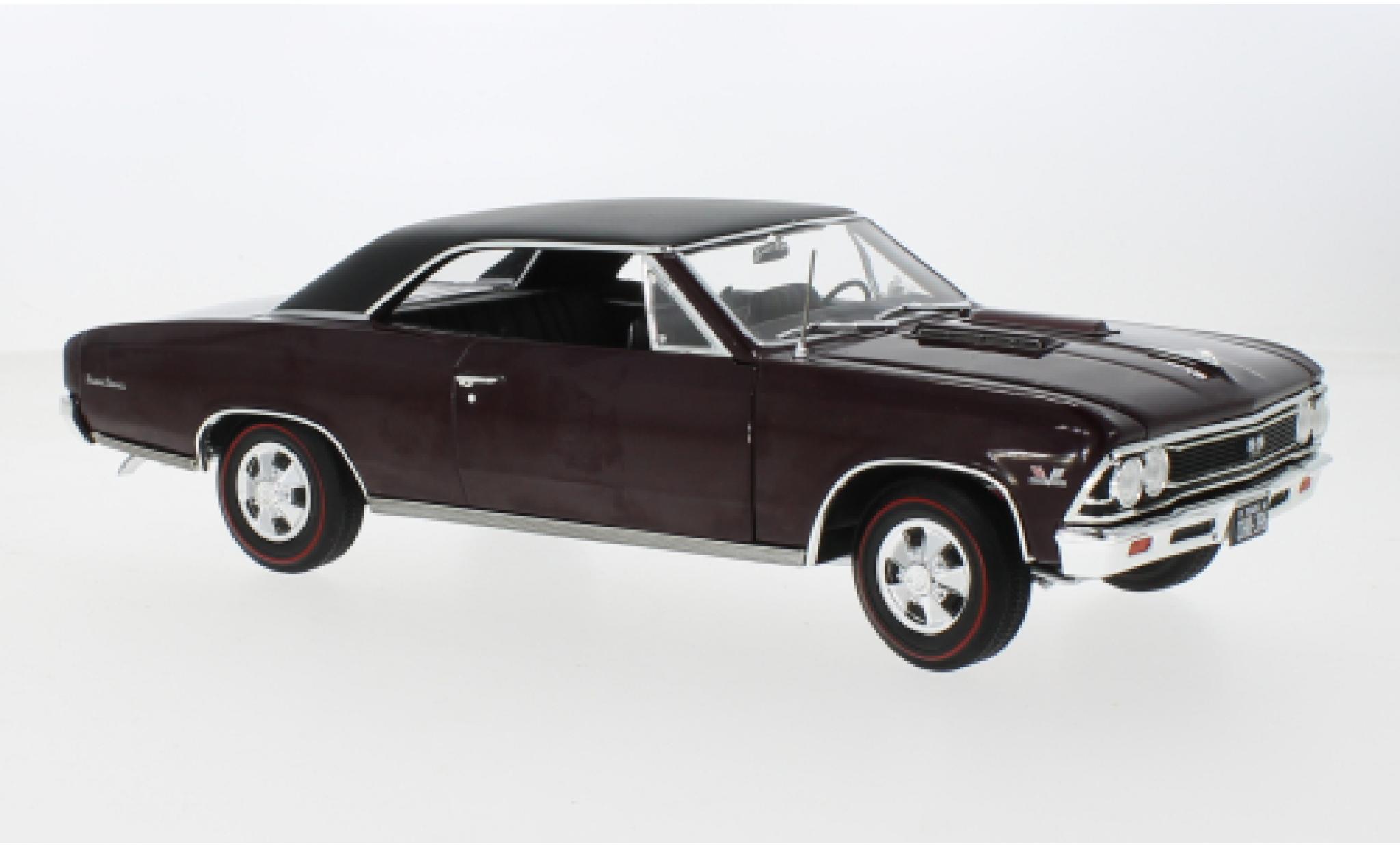 Chevrolet Chevelle 1/18 Auto World SS 396 red/black 1966 1:18 diecast model cars