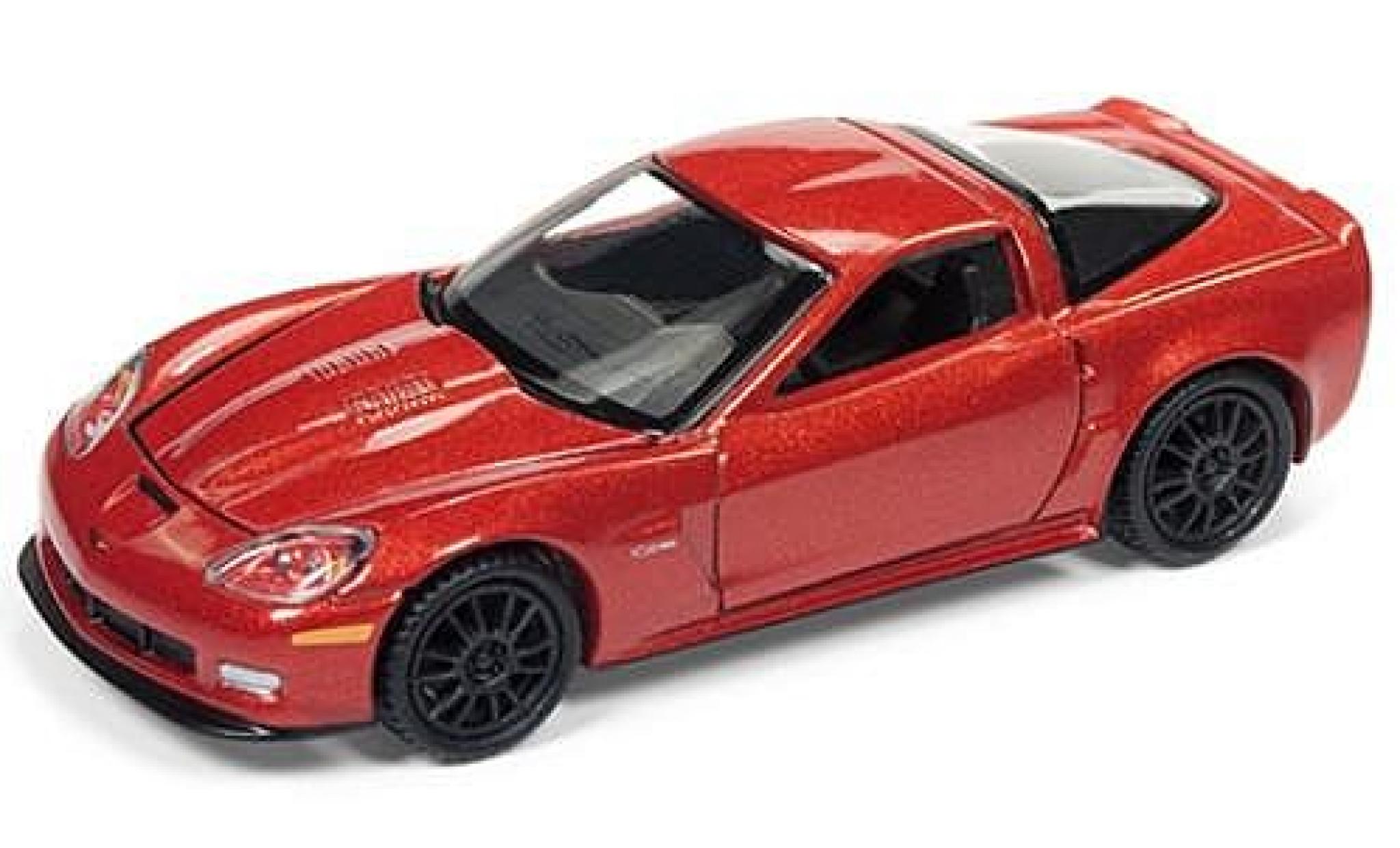 Chevrolet Corvette 1/64 Auto World metallic orange 2011 sans Vitrine diecast model cars