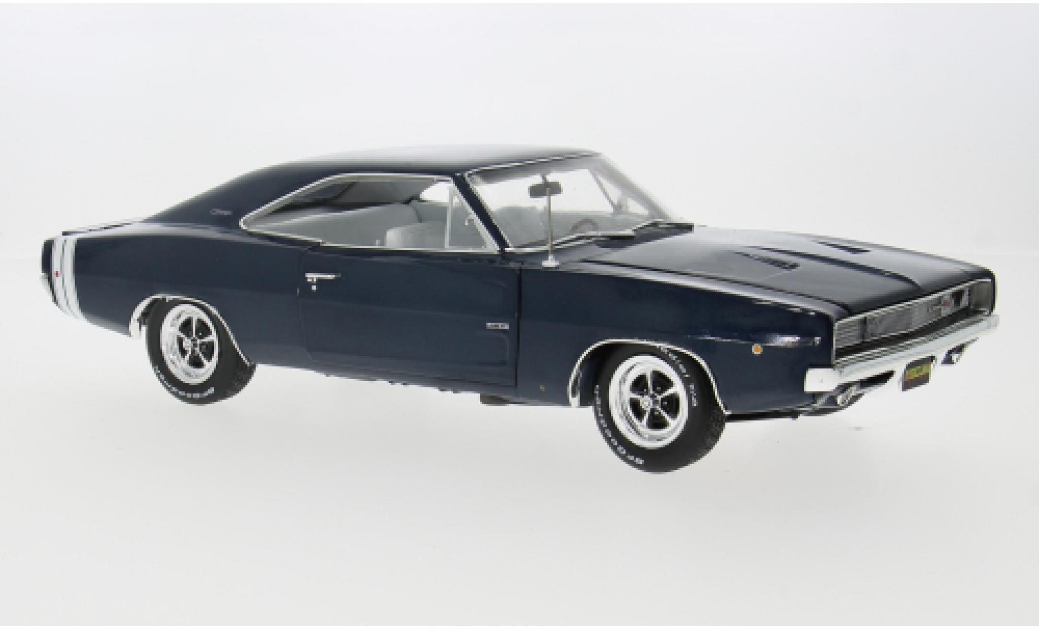 Dodge Charger 1/18 Auto World R/T blue 1968 1:18 diecast model cars