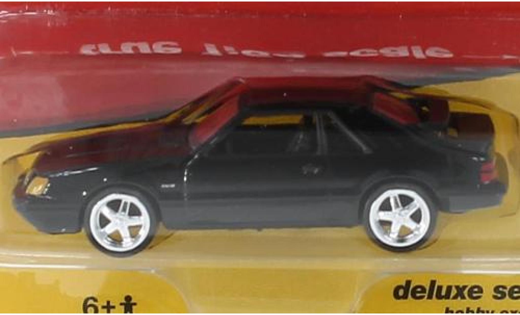 Ford Mustang 1/64 Auto World SVO black 1984 diecast model cars