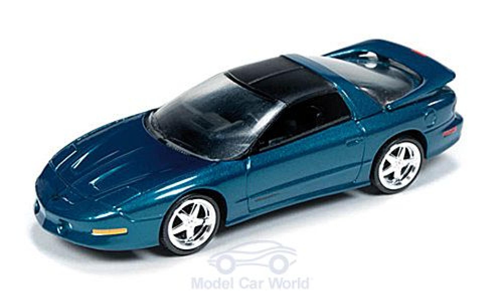 Pontiac Firebird 1/64 Auto World T/A metallic green/matt-black 1993 diecast model cars