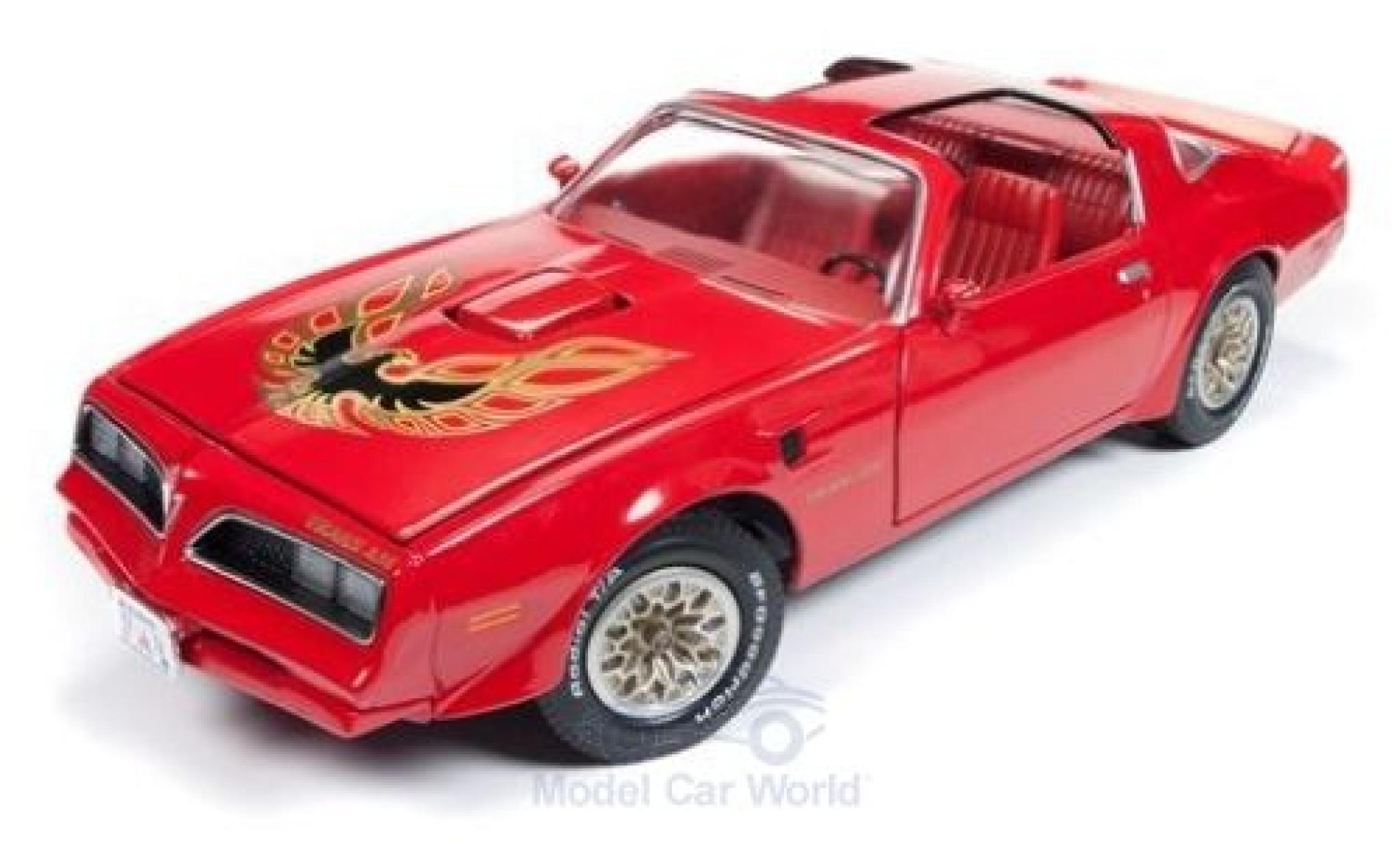 Pontiac Firebird 1/18 Auto World Trans Am red/Dekor 1977 diecast model cars