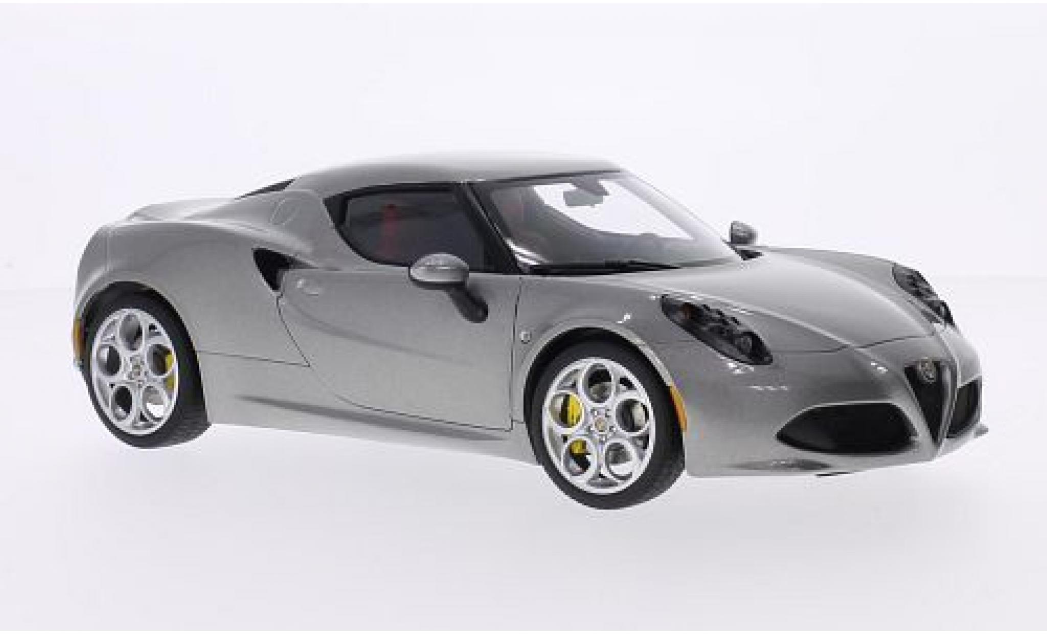 Alfa Romeo 4C 1/18 AUTOart metallic grey 2013 diecast model cars