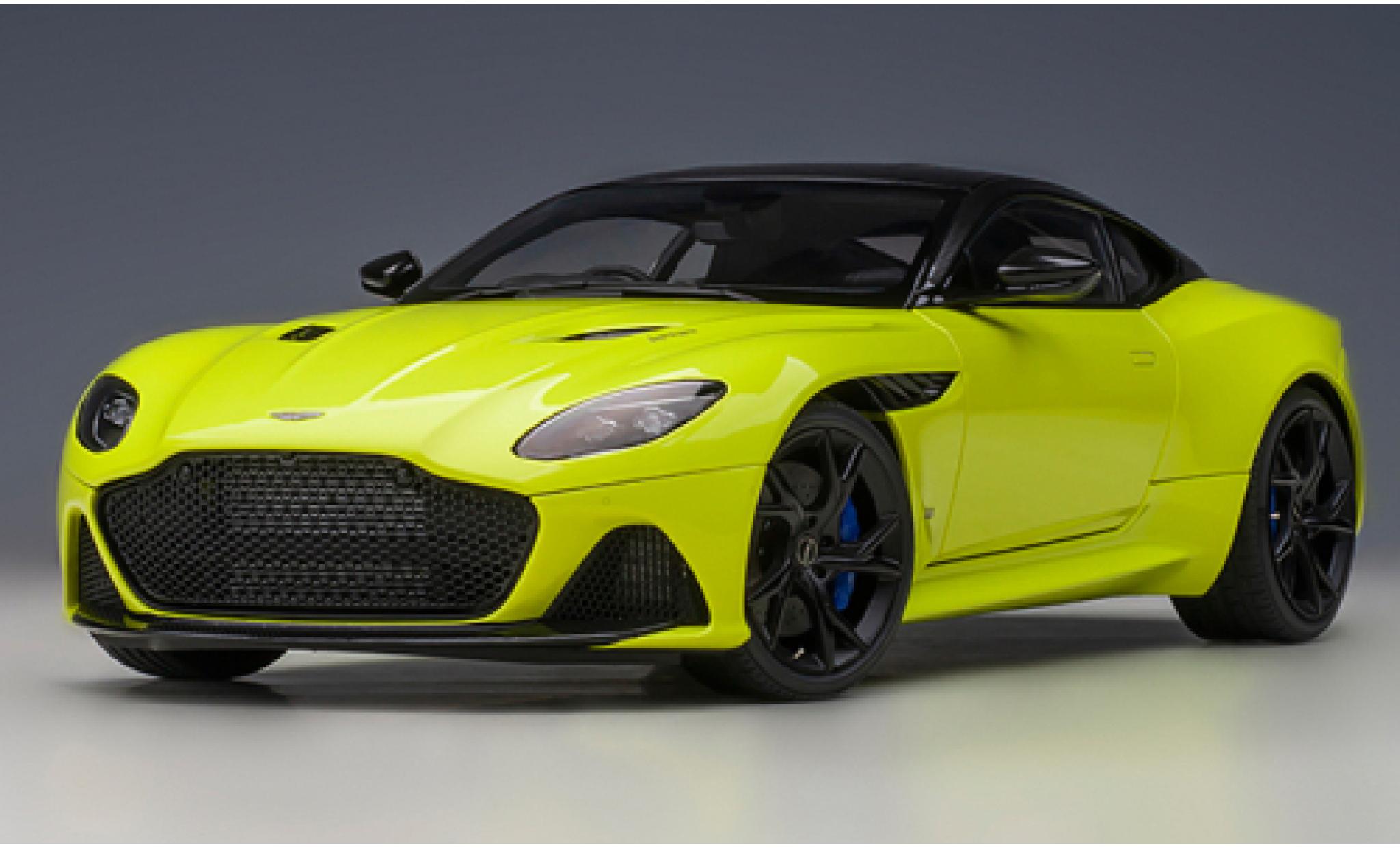 Aston Martin DBS 1/18 AUTOart Superleggera green/black 2019 diecast model cars