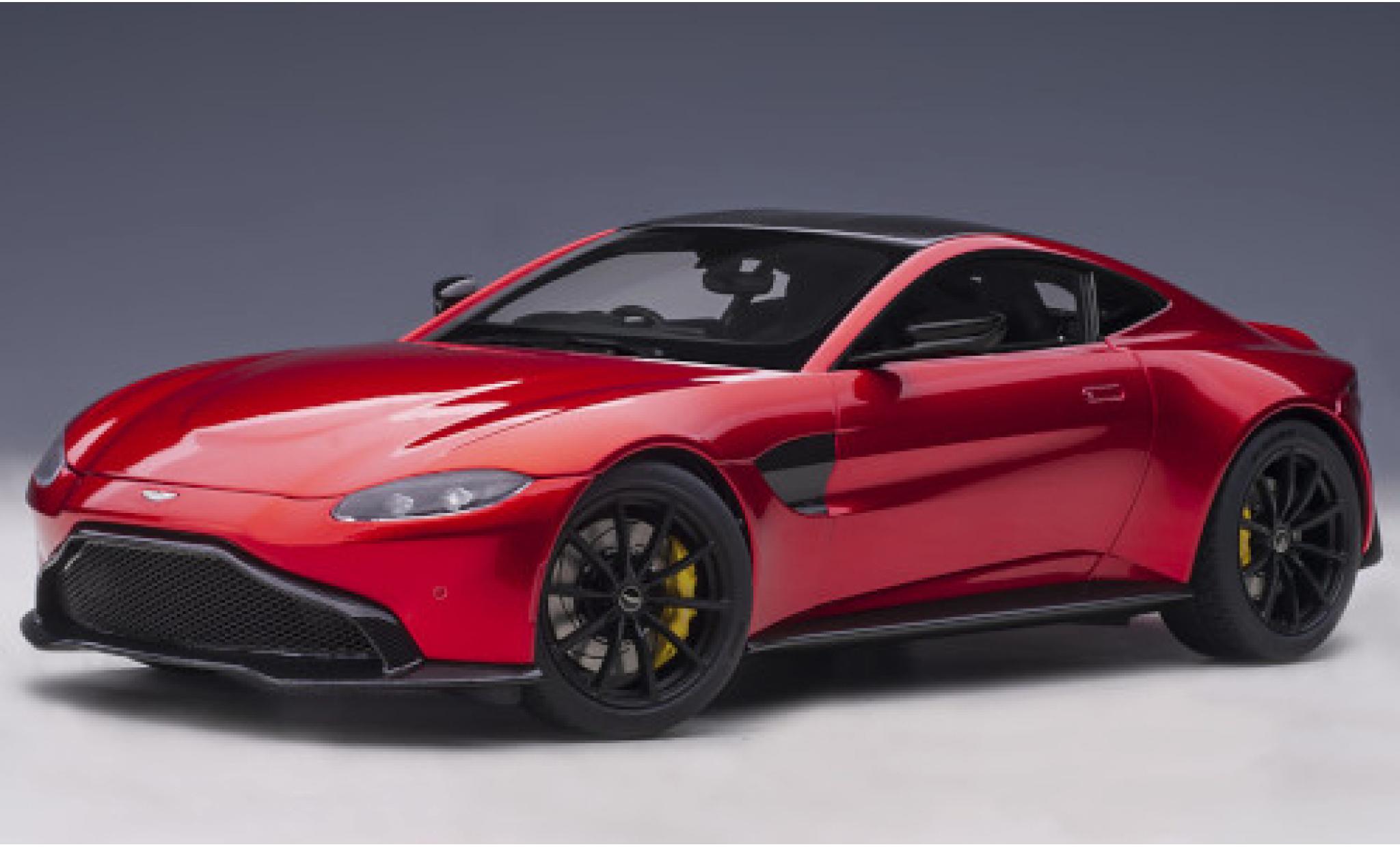 Aston Martin Vantage 1/18 AUTOart red/carbon RHD 2019 diecast model cars