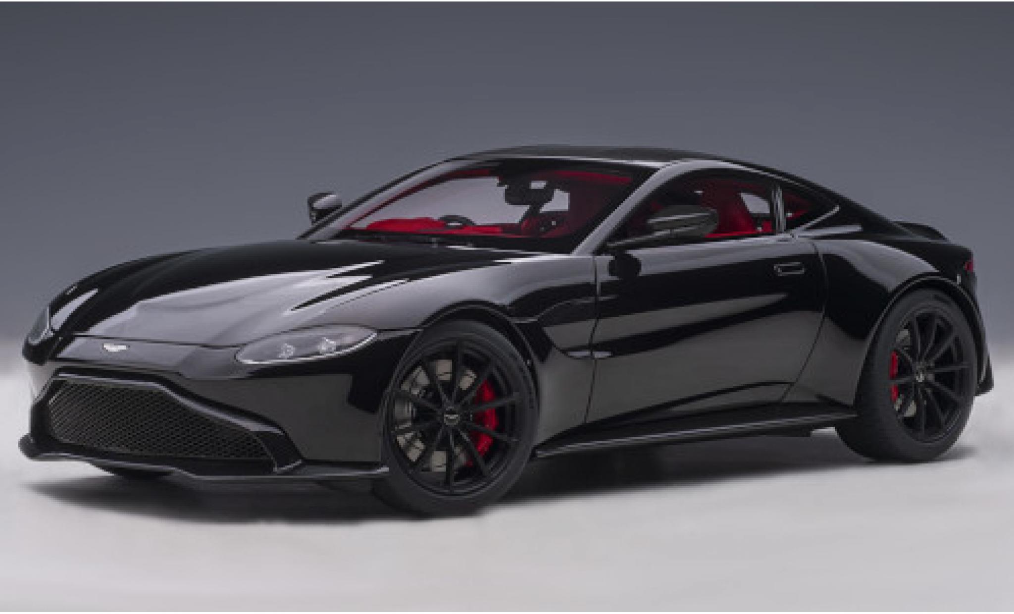 Aston Martin Vantage 1/18 AUTOart black RHD 2019 diecast model cars