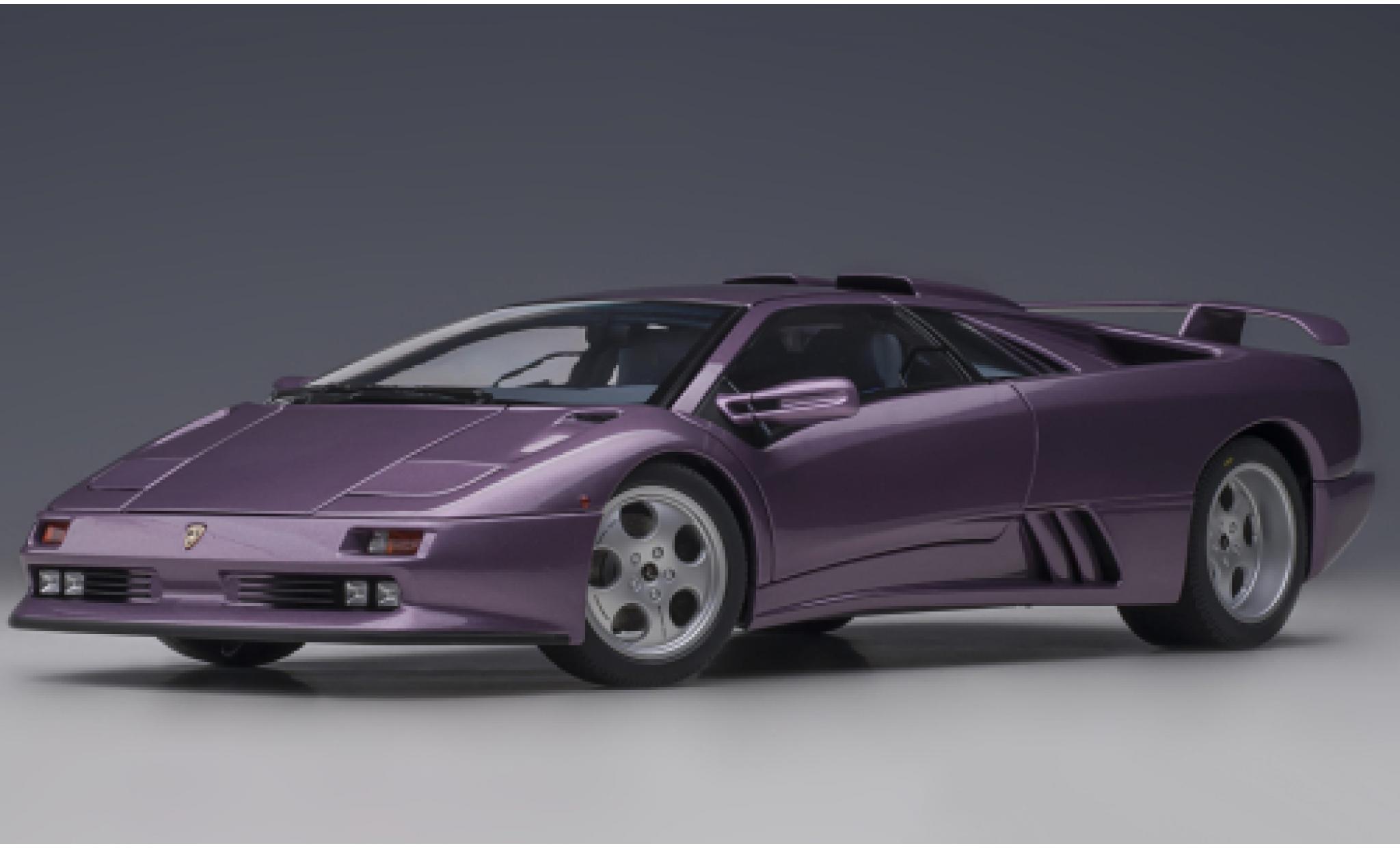 Lamborghini Diablo 1/18 AUTOart SE30 Jota metallise purple diecast model cars
