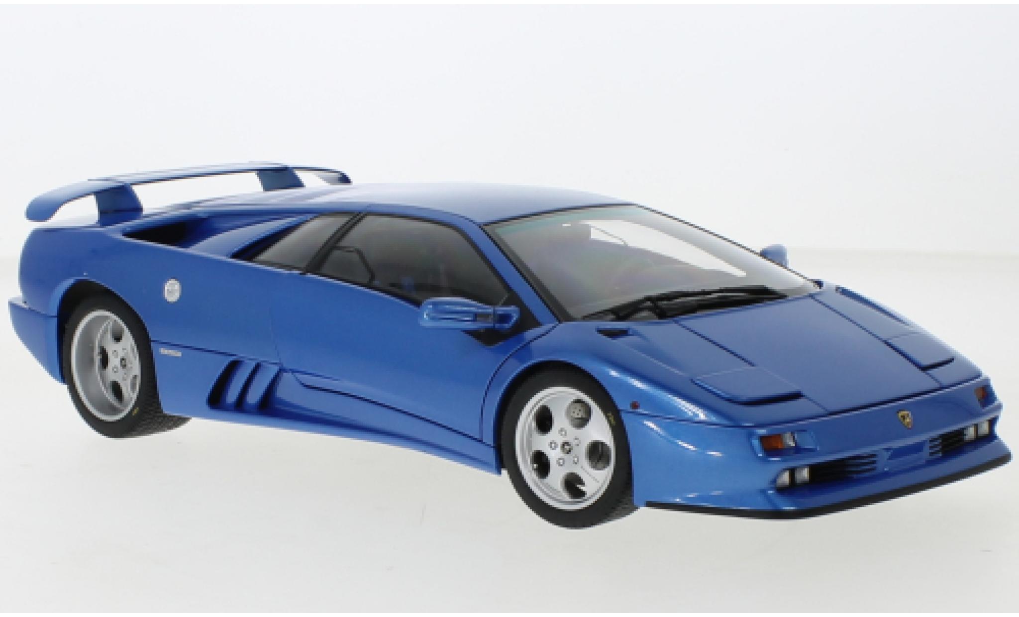 Lamborghini Diablo 1/18 AUTOart SE30 metallise blue 1993 diecast model cars