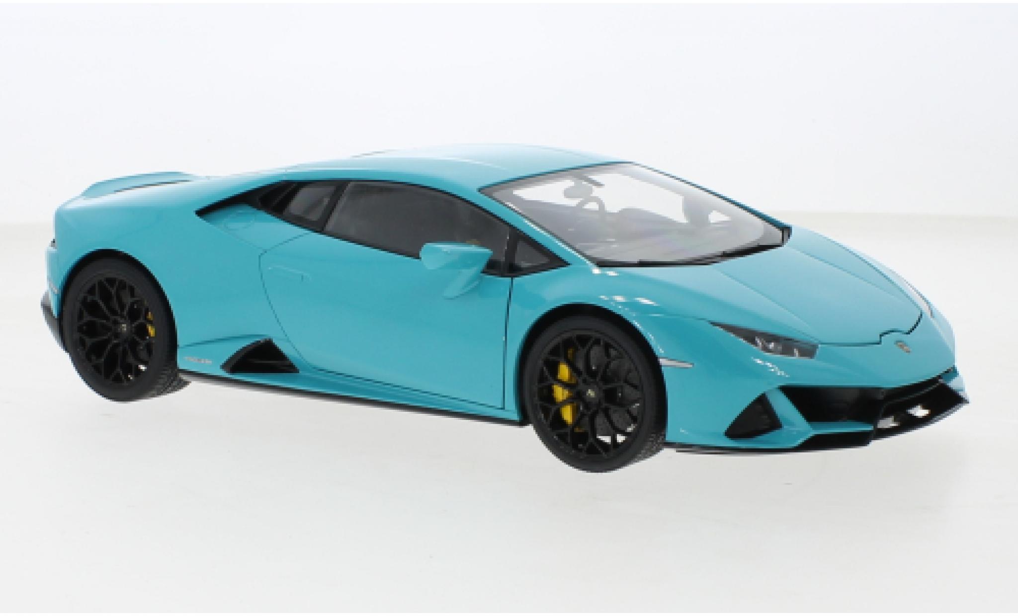 Lamborghini Huracan 1/18 AUTOart EVO turquoise 2019 diecast model cars
