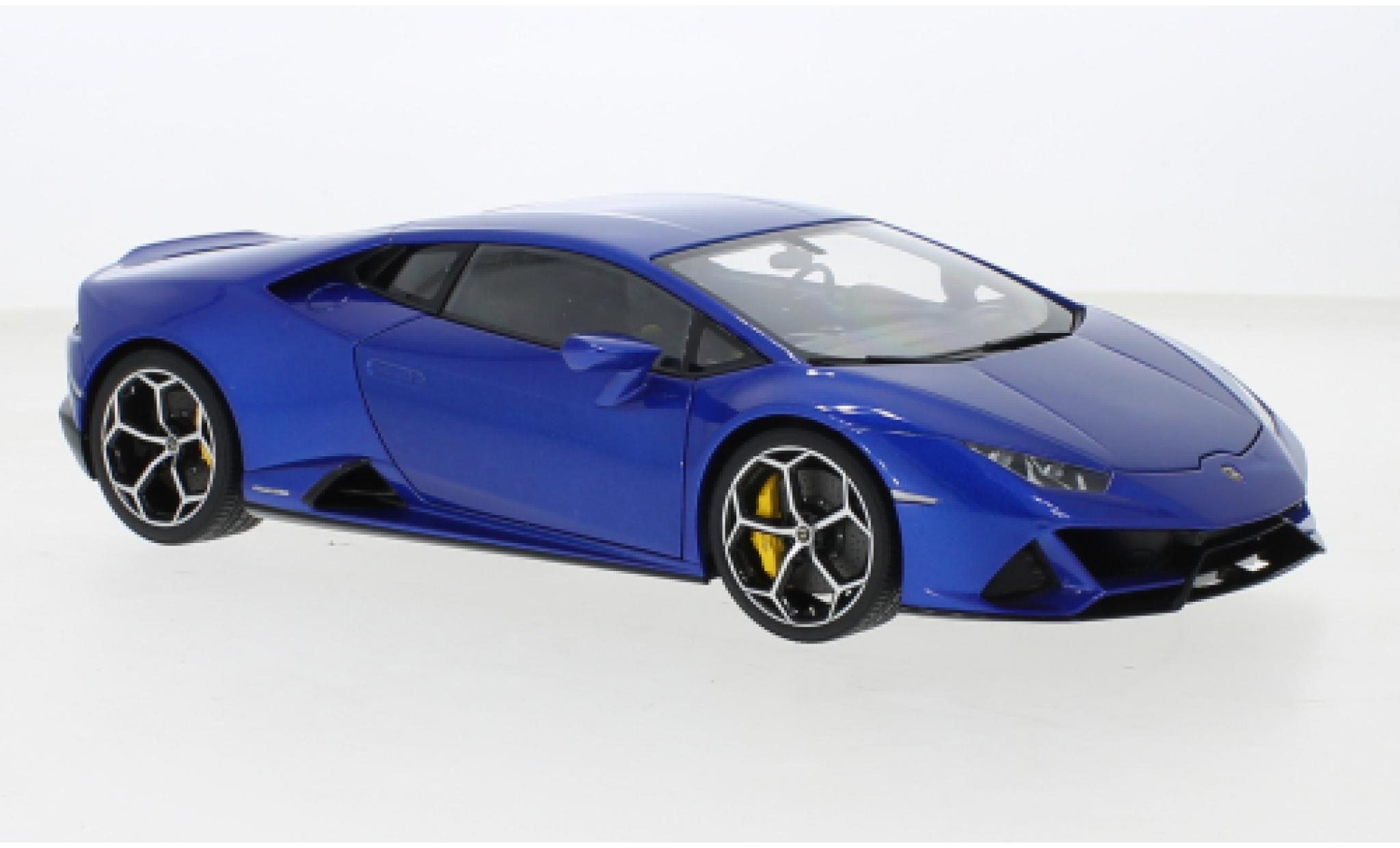 Lamborghini Huracan 1/18 AUTOart EVO metallise blue 2019 diecast model cars