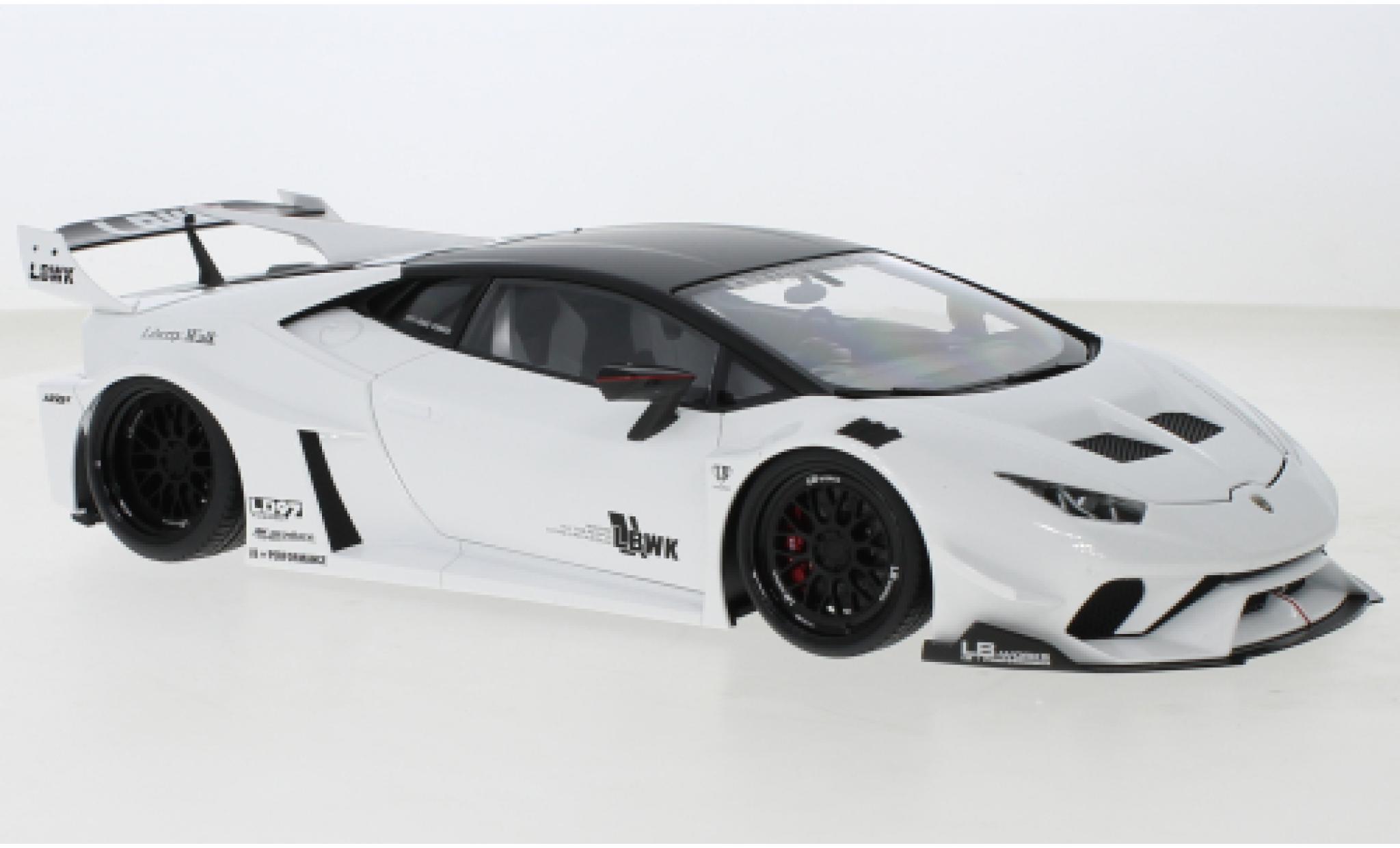 Lamborghini Huracan 1/18 AUTOart GT Liberty Walk LB Silhouette Works white 2019 diecast model cars
