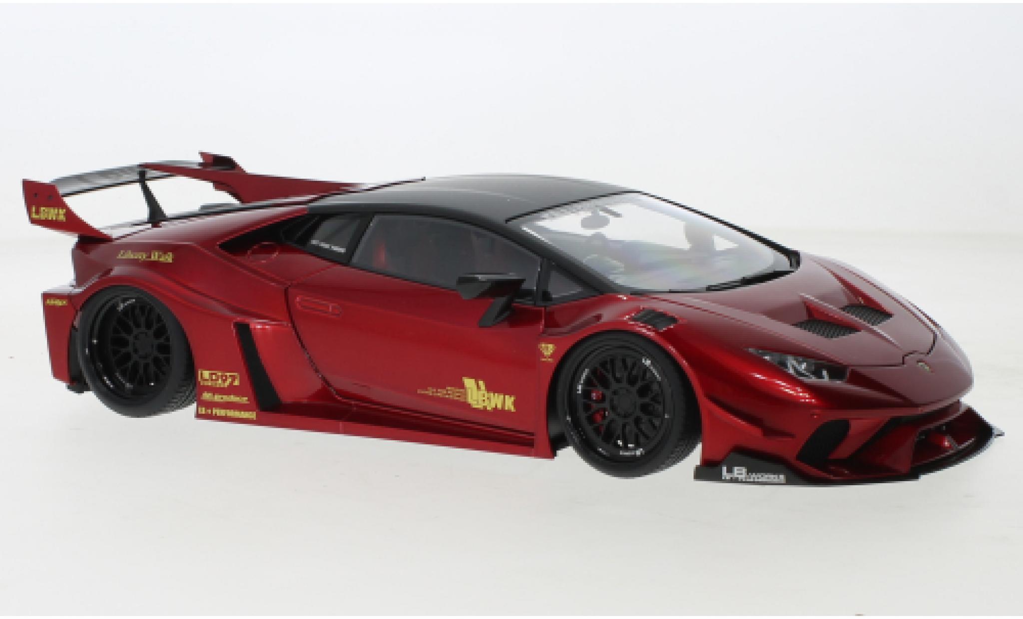 Lamborghini Huracan 1/18 AUTOart GT Liberty Walk LB Silhouette Works metallise la chaux 2019 diecast model cars