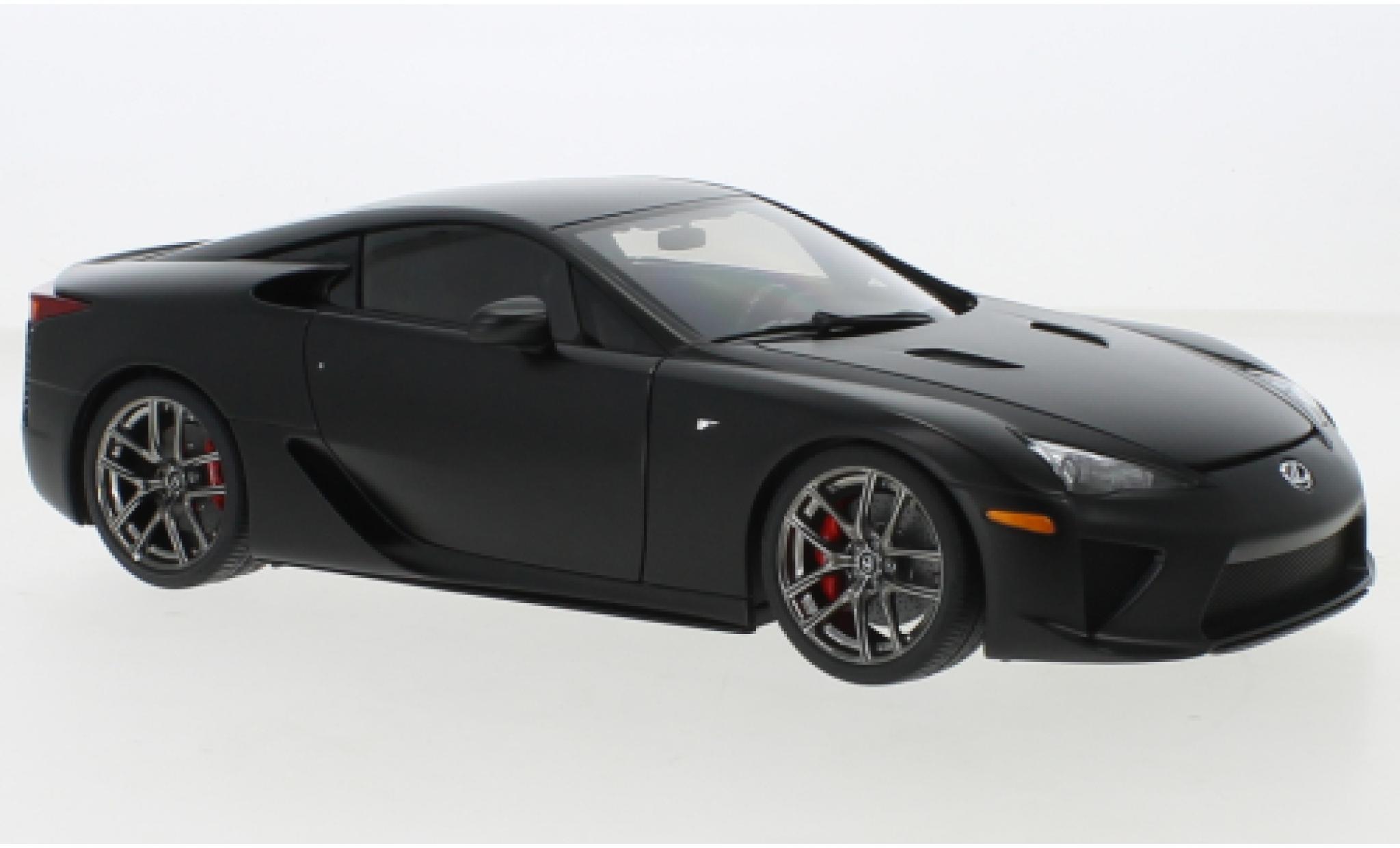 Lexus LFA 1/18 AUTOart matt-black 2010 diecast model cars