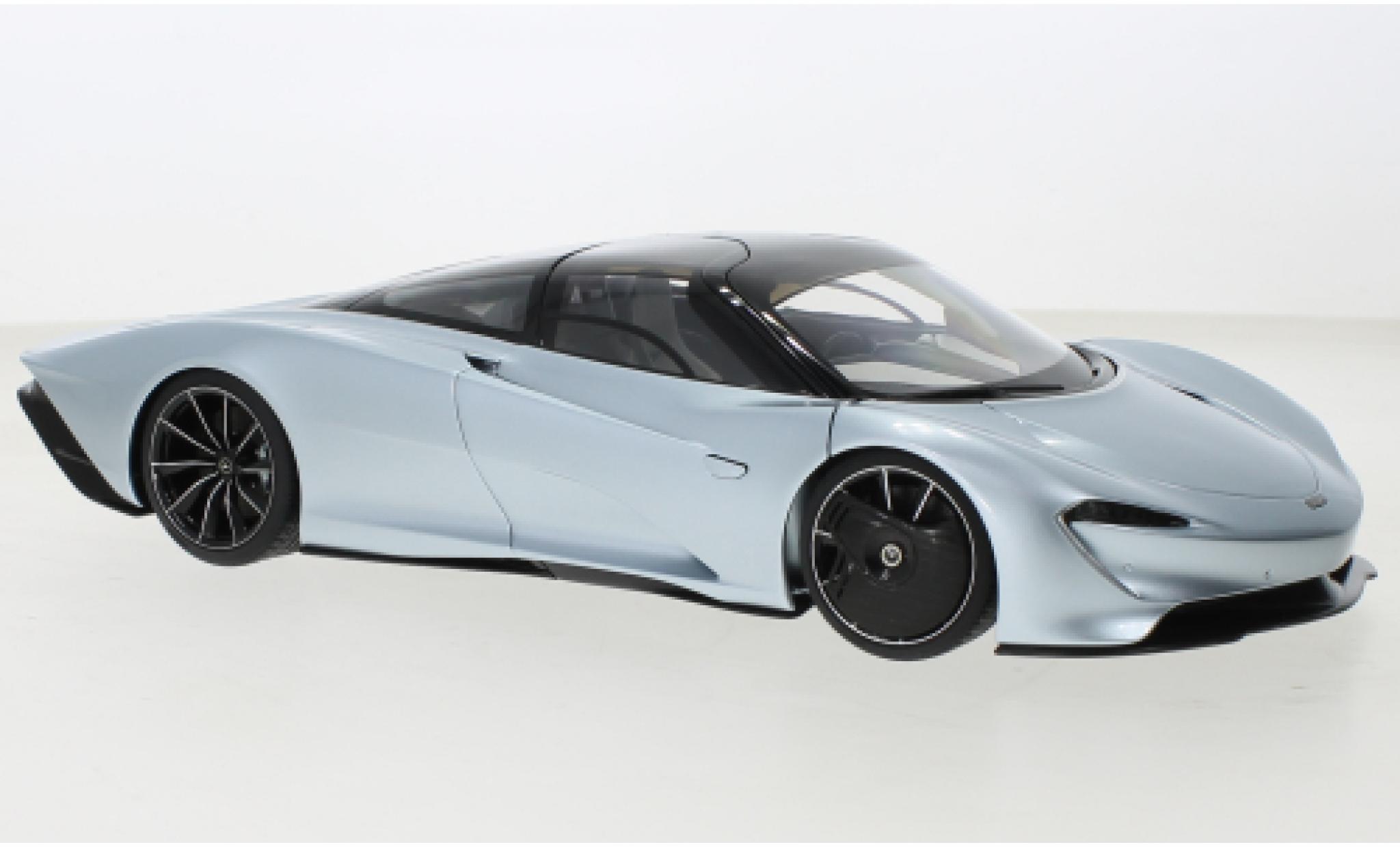 McLaren Speedtail 1/18 AUTOart SpeedTail metallise blue clair/black 2020 diecast model cars
