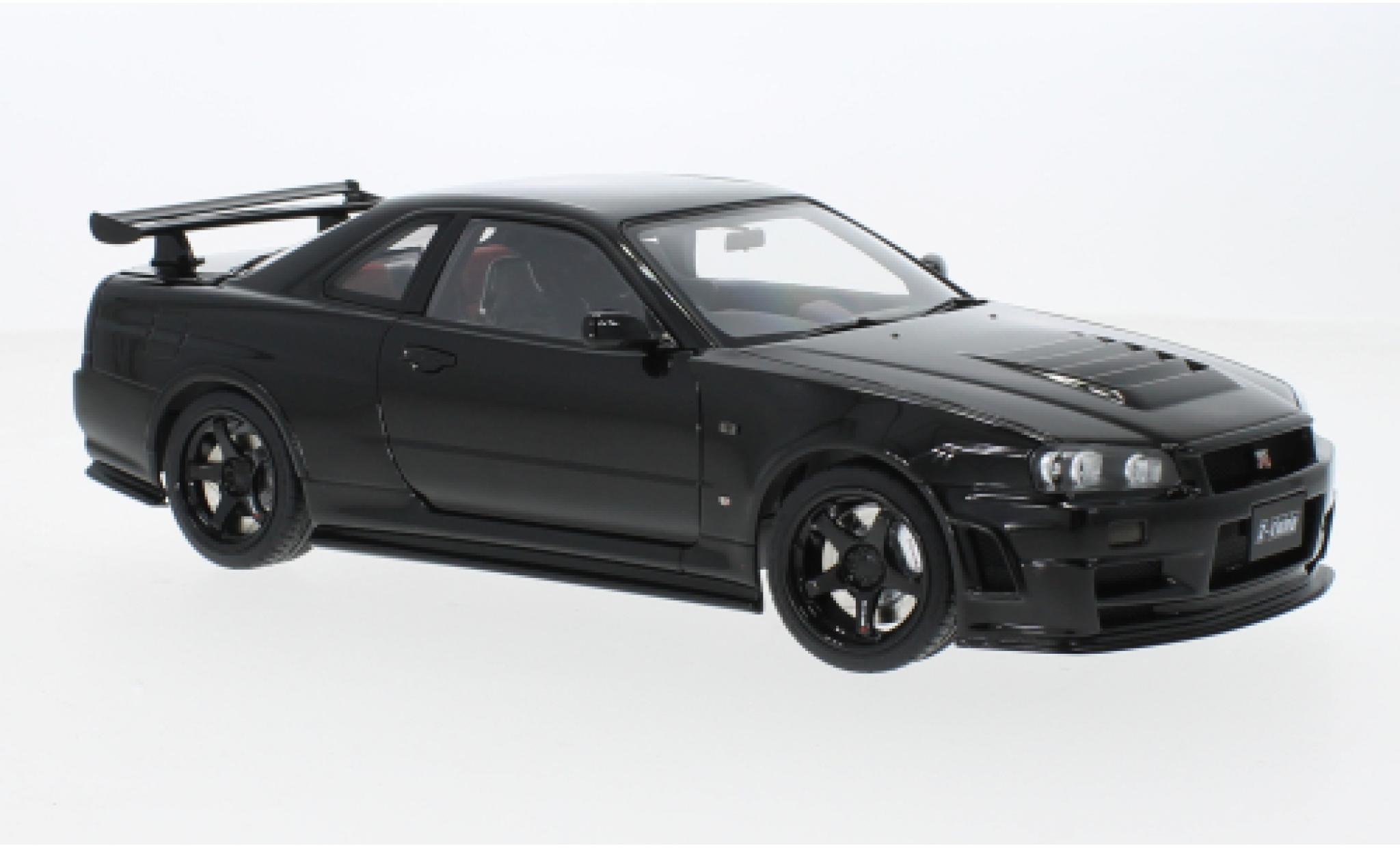 Nissan Skyline 1/18 AUTOart GT-R (R34) Z-Tune black 2005 diecast model cars