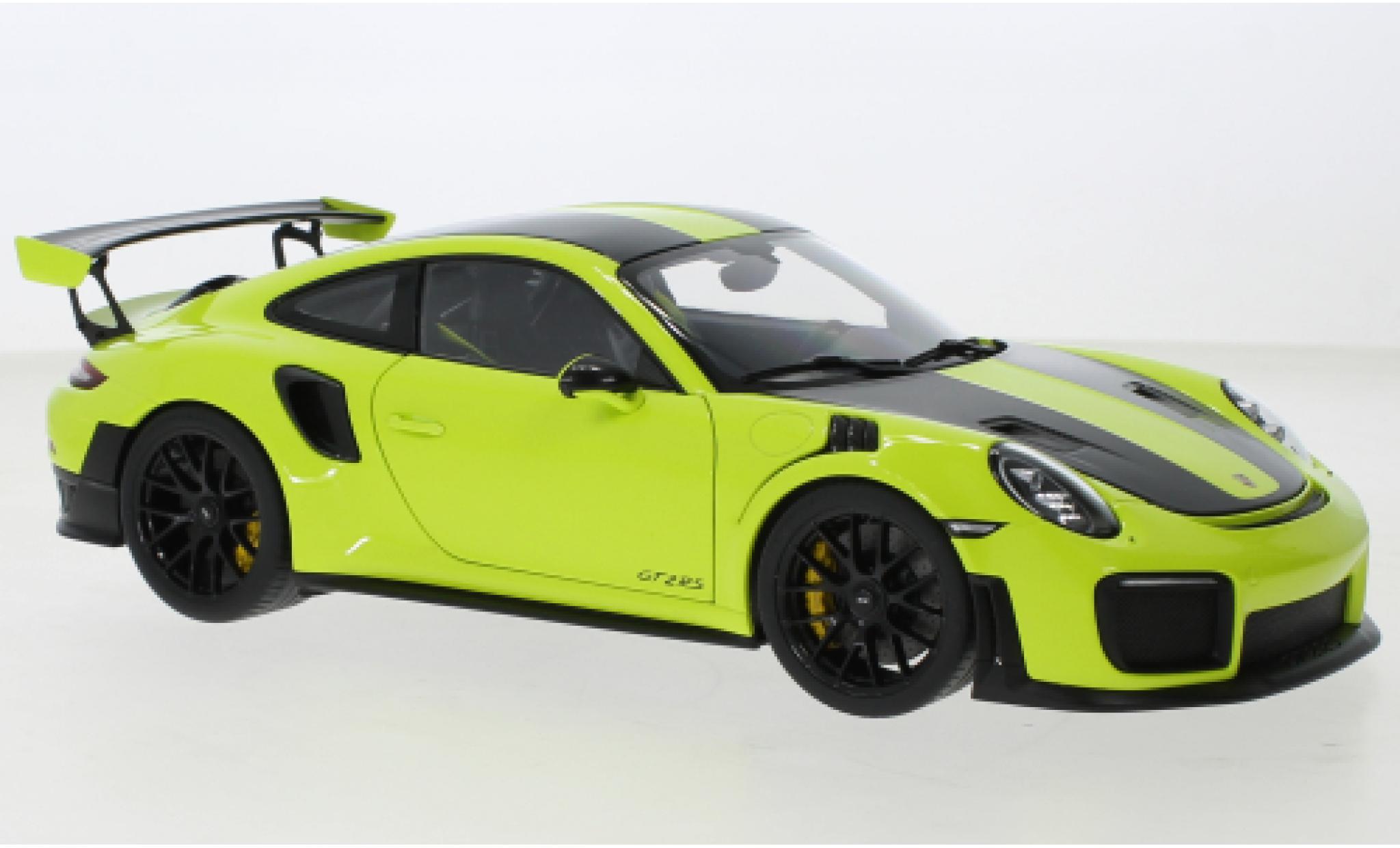 Porsche 991 GT2 RS 1/18 AUTOart 911 (.2) green 2017 diecast model cars