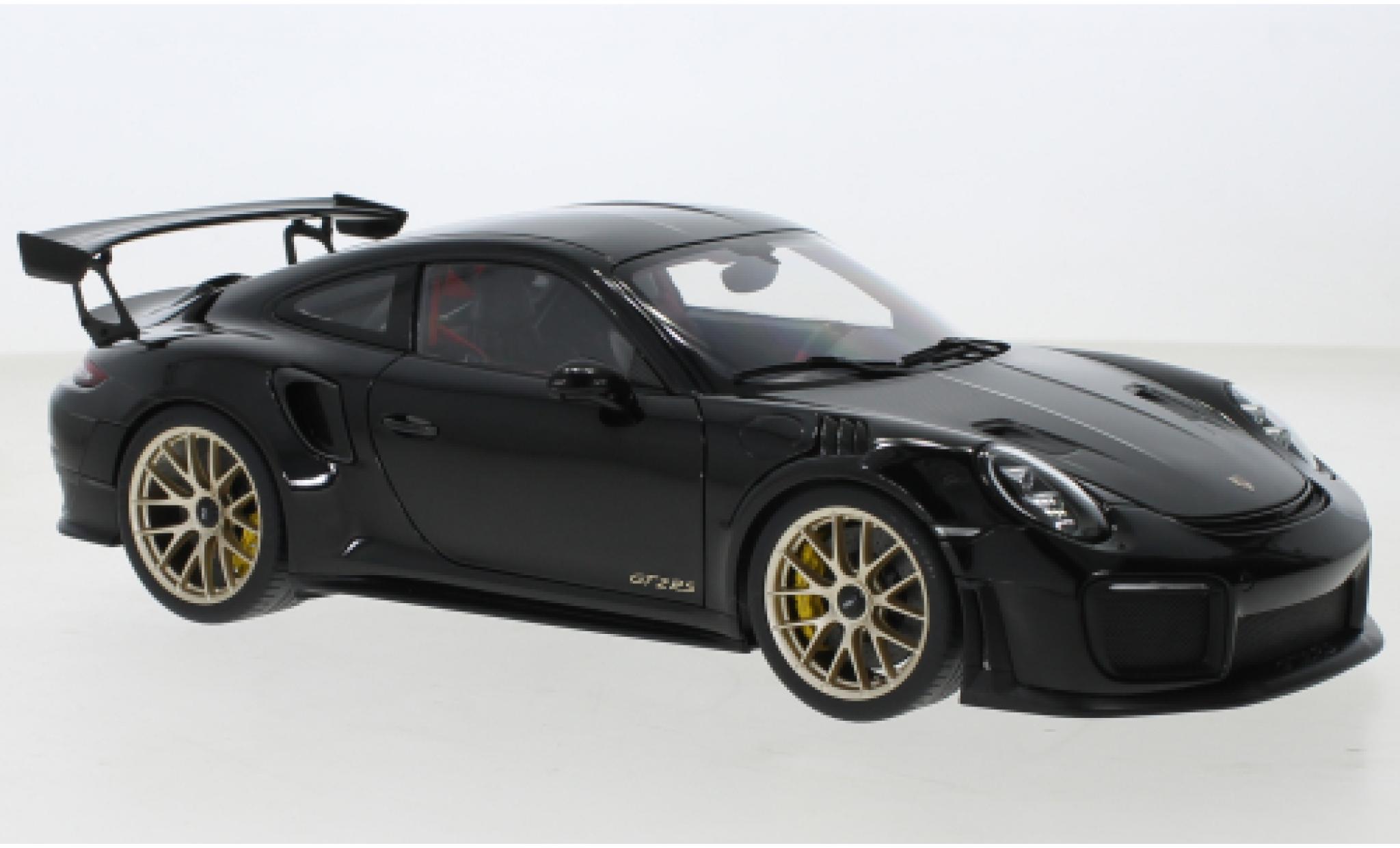 Porsche 991 GT2 RS 1/18 AUTOart 911 (.2) black 2017 diecast model cars