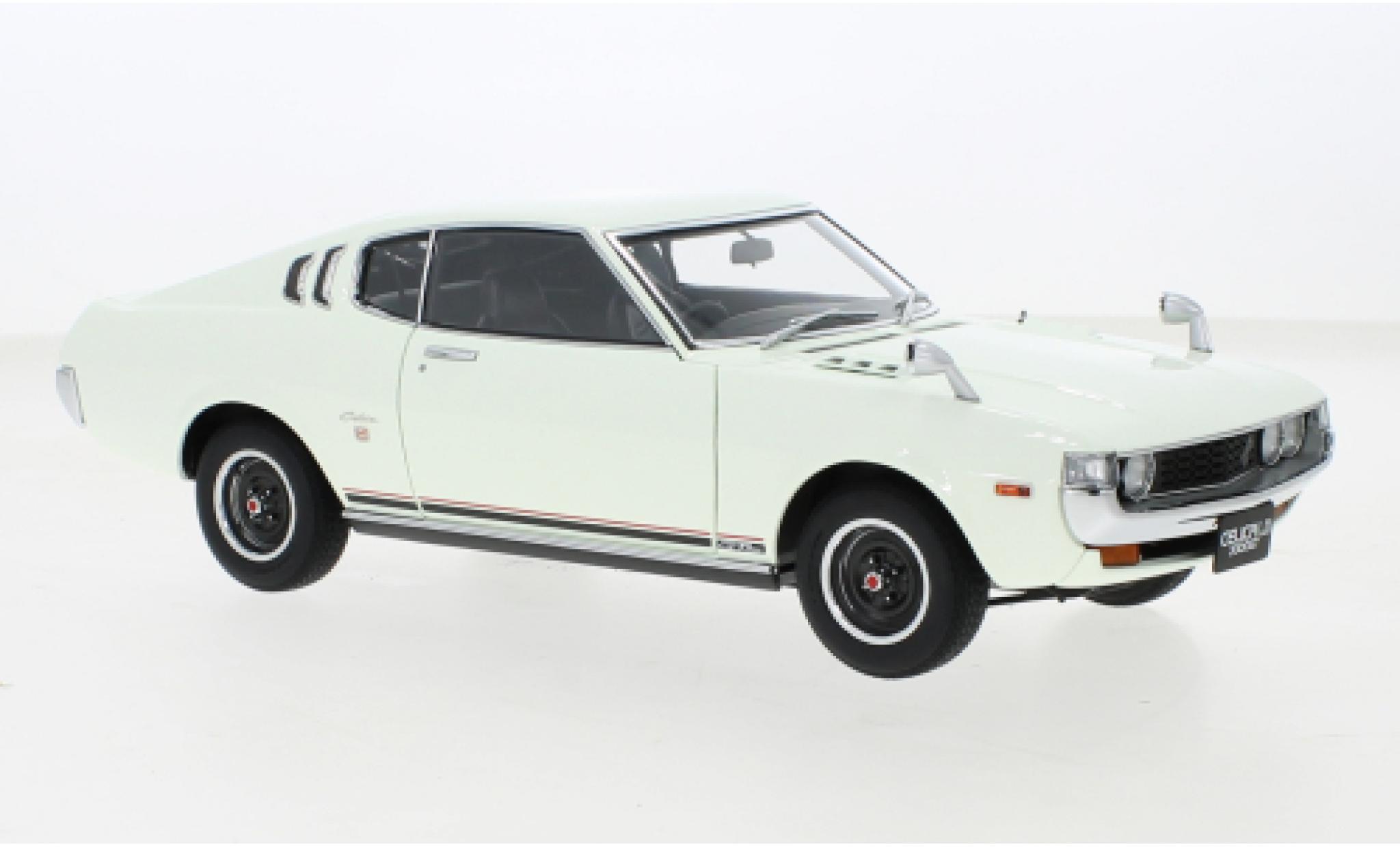 Toyota Celica 1/18 AUTOart Liftback 2000GT (RA25) white RHD 1973 diecast model cars
