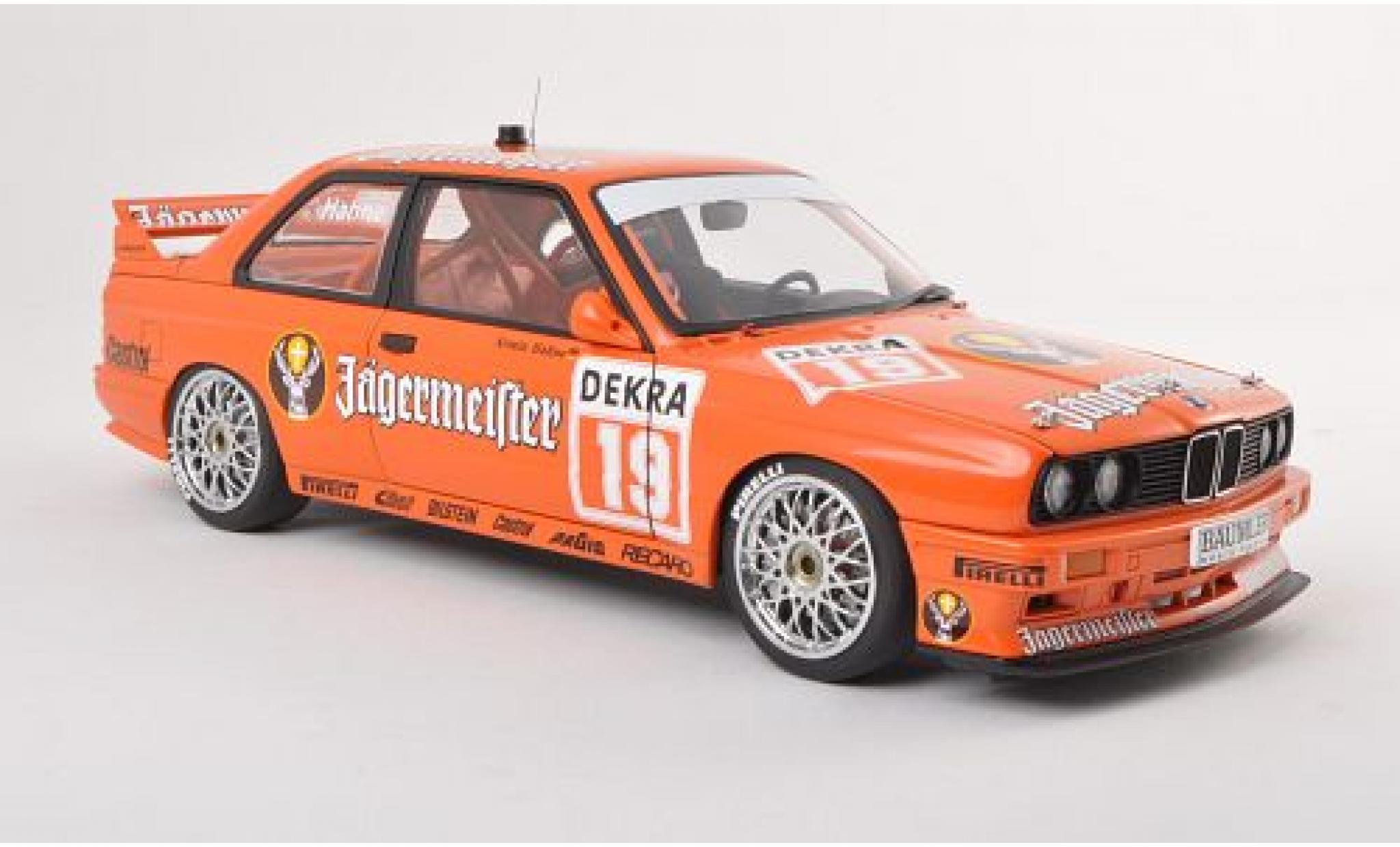 Bmw M3 1/18 AUTOart (E30) No.19 J&auml;germeister DTM 1992 1:18 diecast model cars