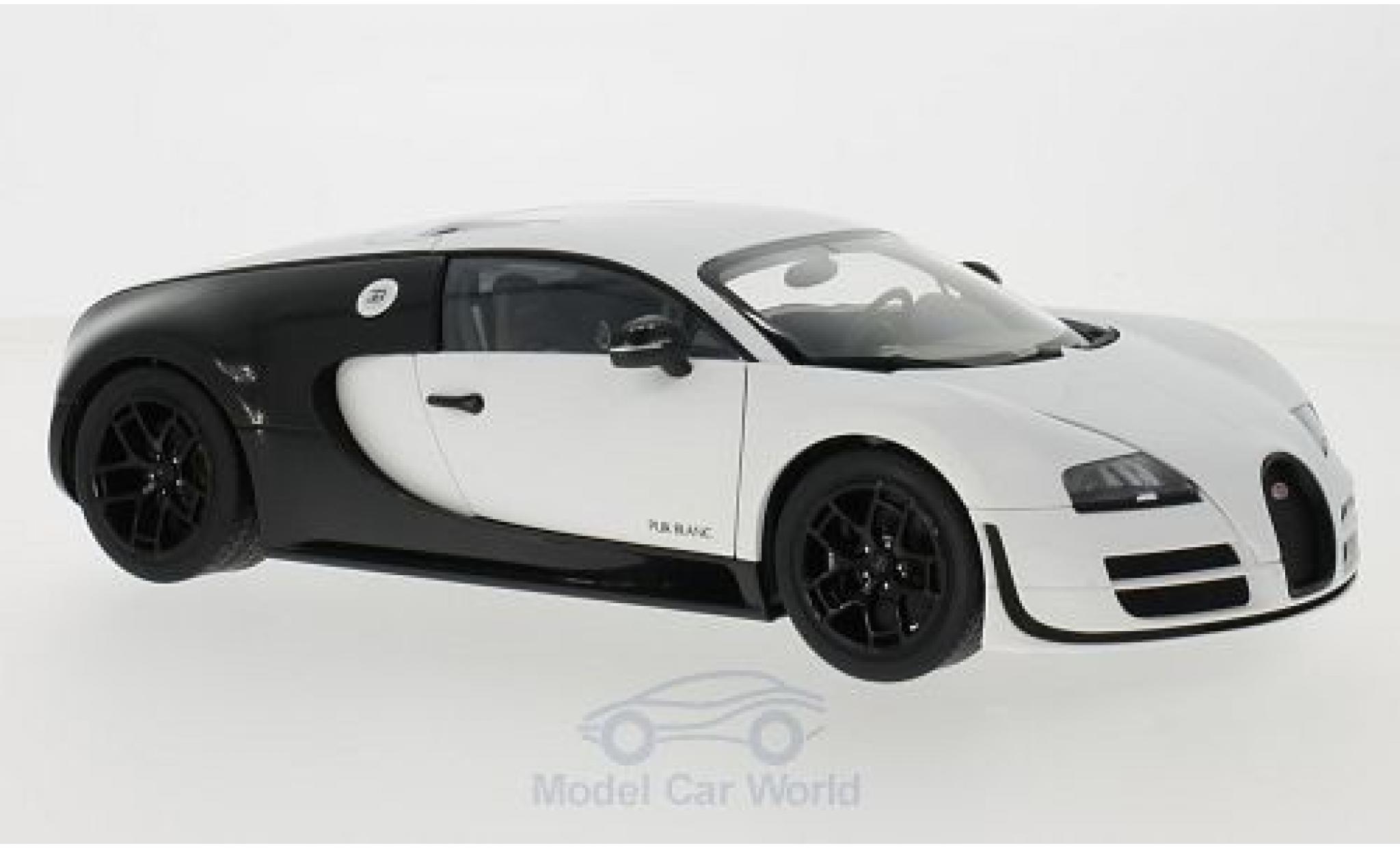 Bugatti Veyron 1/18 AUTOart 16.4 Super Sport matt-white/carbon 2012 ohne Vitrine diecast model cars