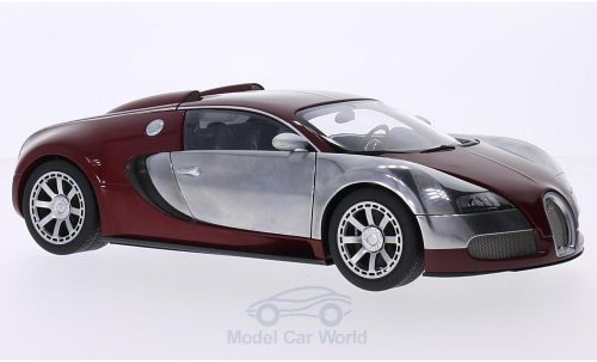 Bugatti Veyron Edition Centenaire 1/18 AUTOart EB 16.4 Edition Centenaire red/chrom 2009 Achille Varzi diecast model cars