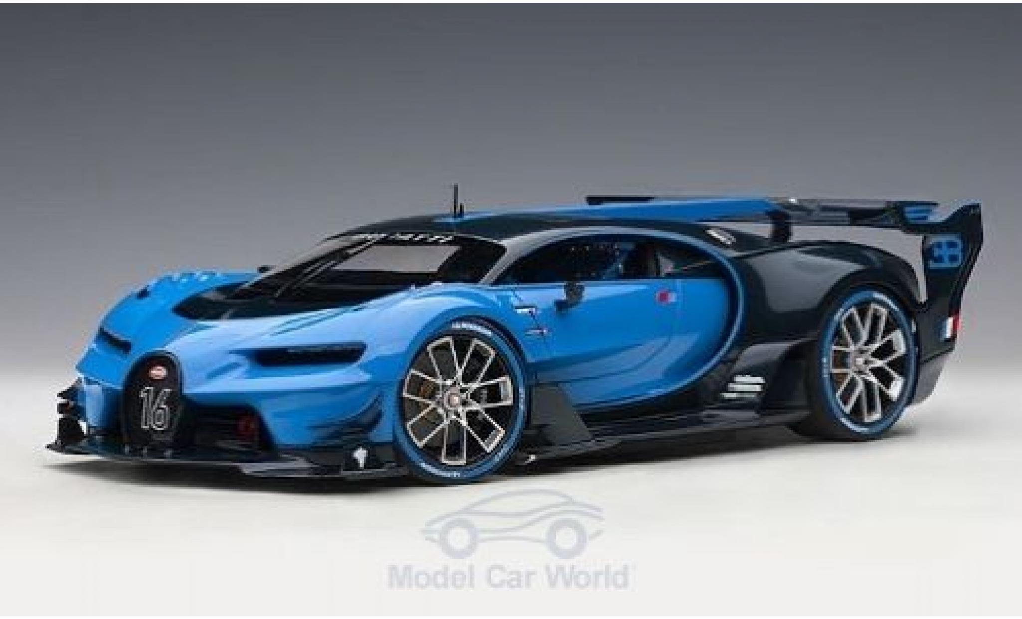 Bugatti Vision 1/18 AUTOart GT blue/blue 2015 diecast model cars